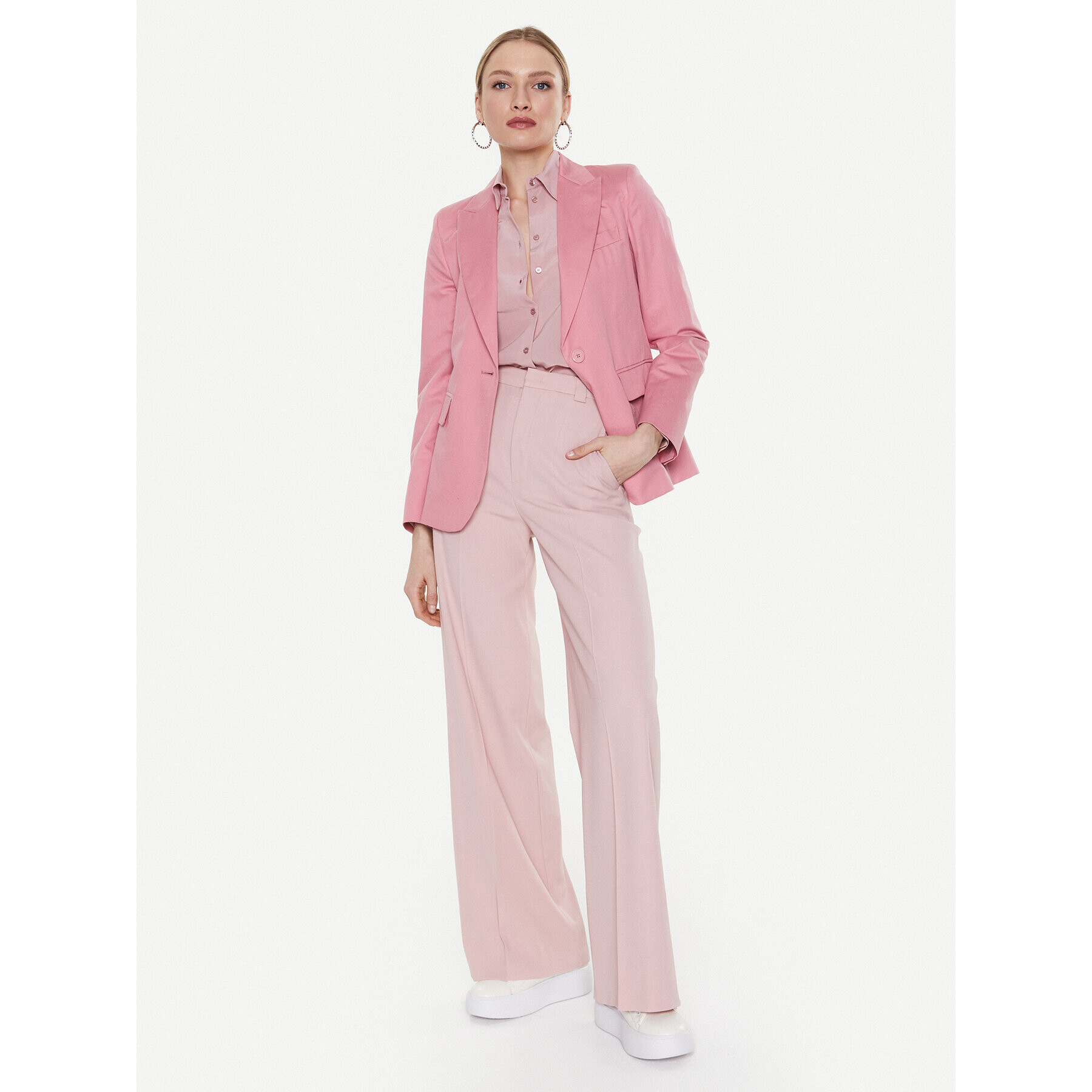 Weekend Max Mara Сако Gelosia 23504102 Розов Regular Fit - Pepit.bg