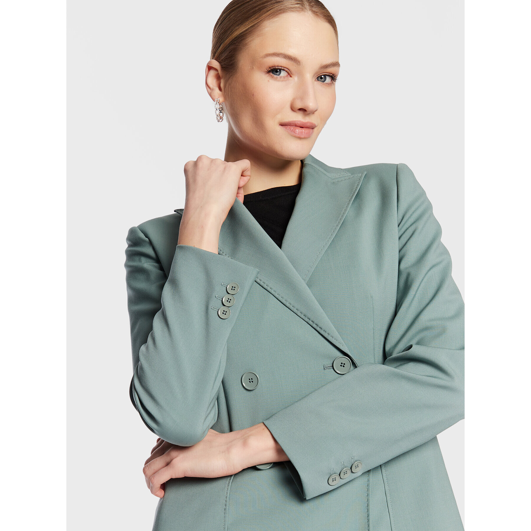 Weekend Max Mara Сако Nervoso 23504104 Зелен Regular Fit - Pepit.bg
