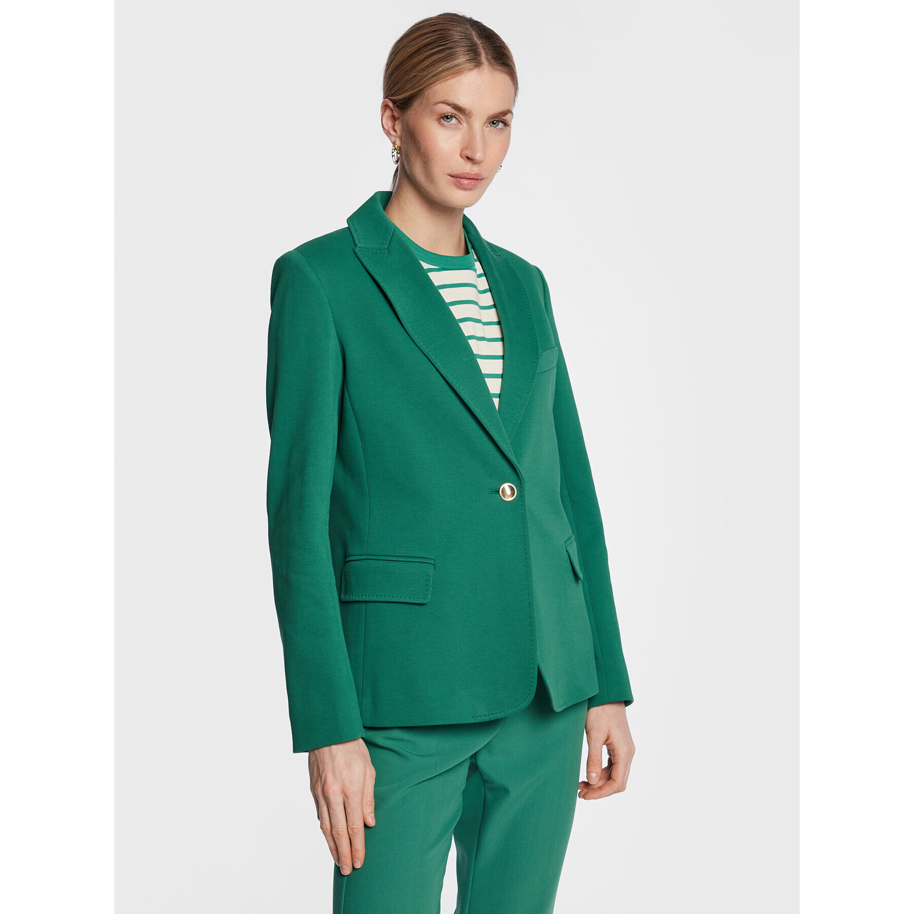 Weekend Max Mara Блейзър Ravenna 23591103 Зелен Regular Fit - Pepit.bg