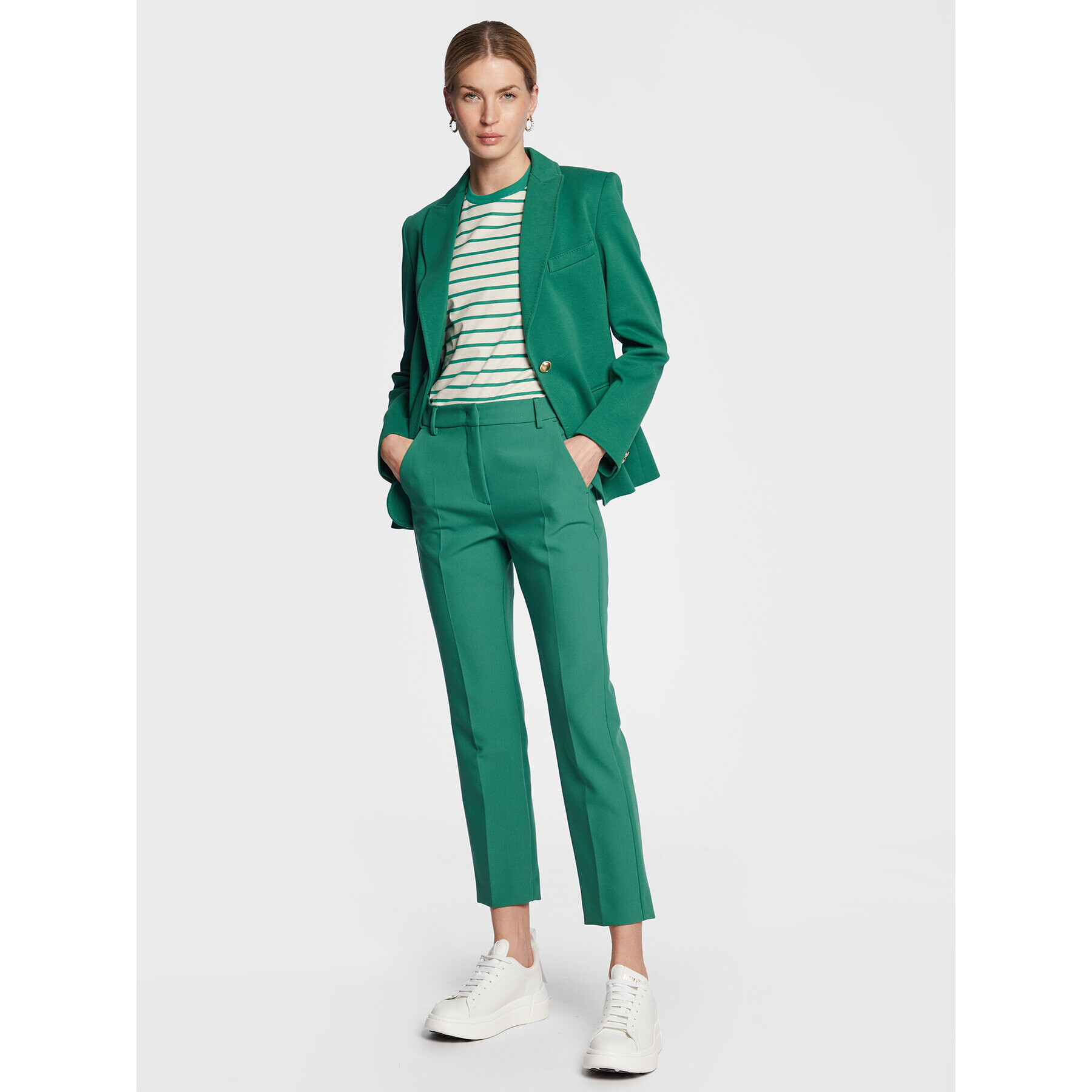 Weekend Max Mara Блейзър Ravenna 23591103 Зелен Regular Fit - Pepit.bg