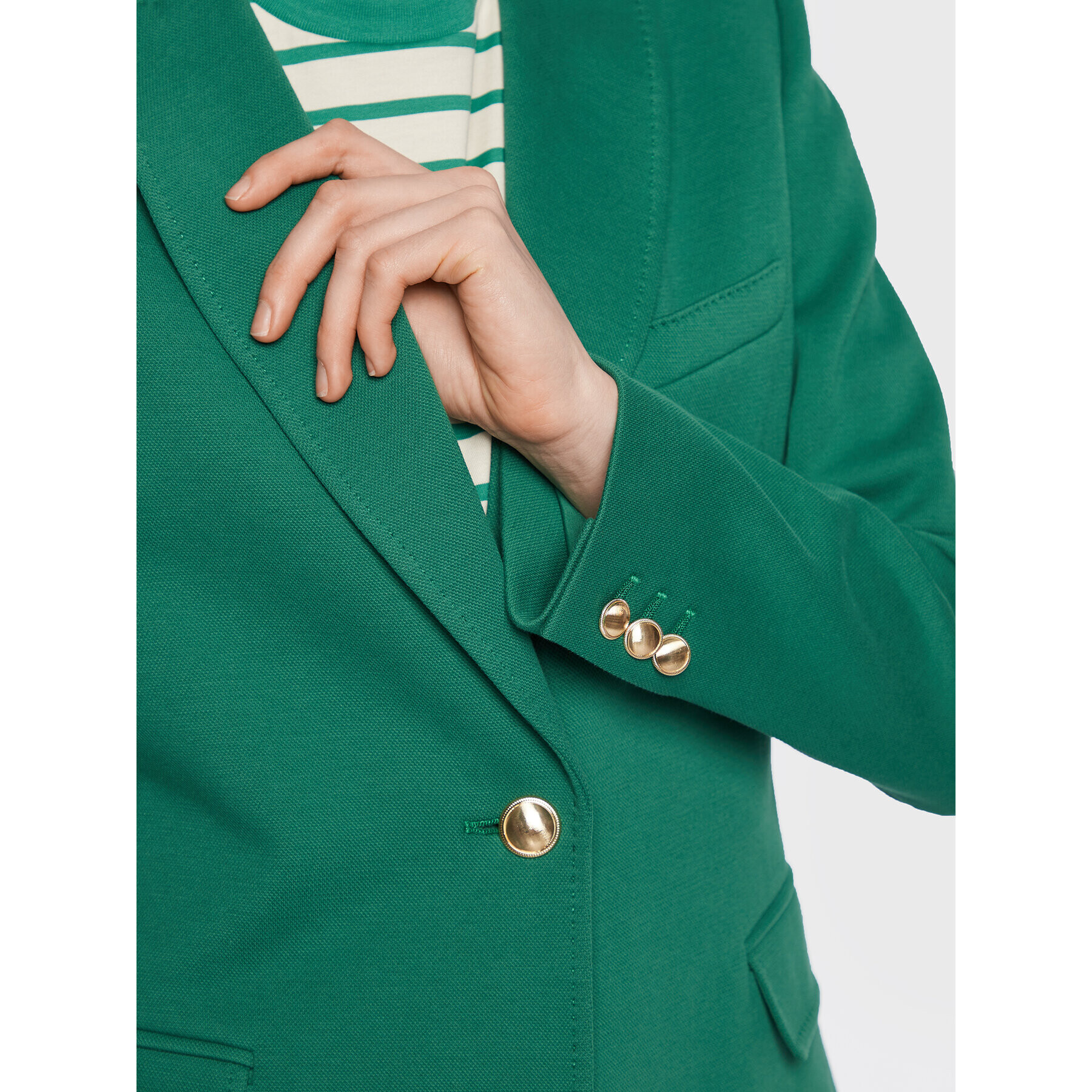 Weekend Max Mara Блейзър Ravenna 23591103 Зелен Regular Fit - Pepit.bg