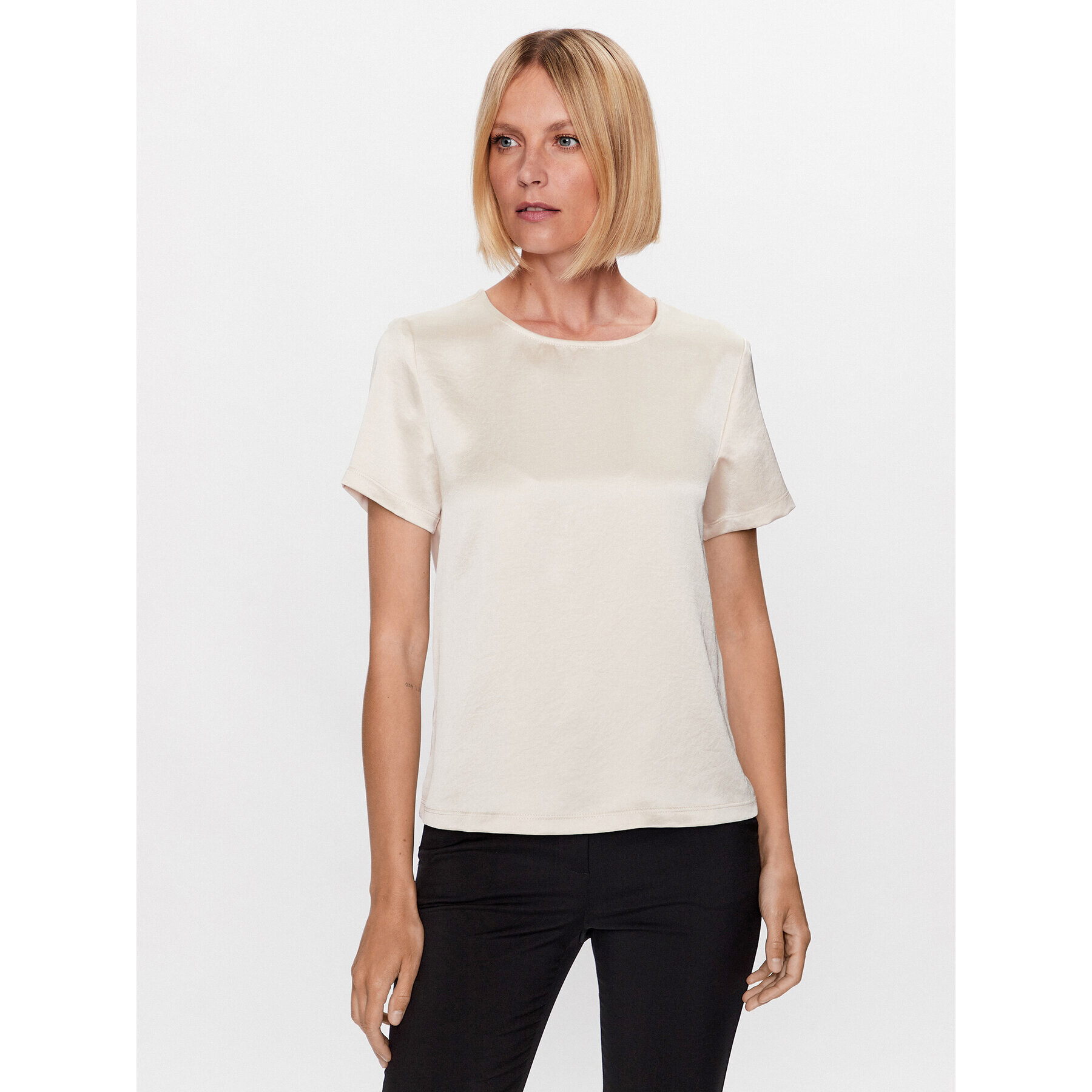 Weekend Max Mara Блуза Gilbert 23594602 Екрю Regular Fit - Pepit.bg