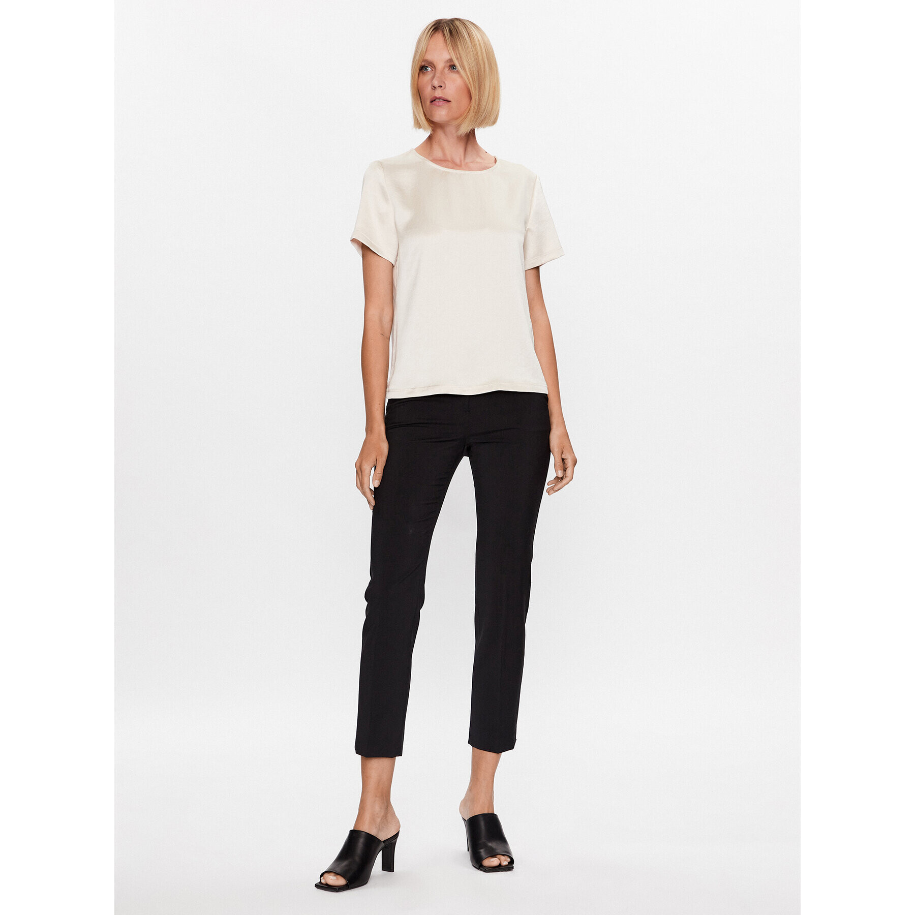 Weekend Max Mara Блуза Gilbert 23594602 Екрю Regular Fit - Pepit.bg
