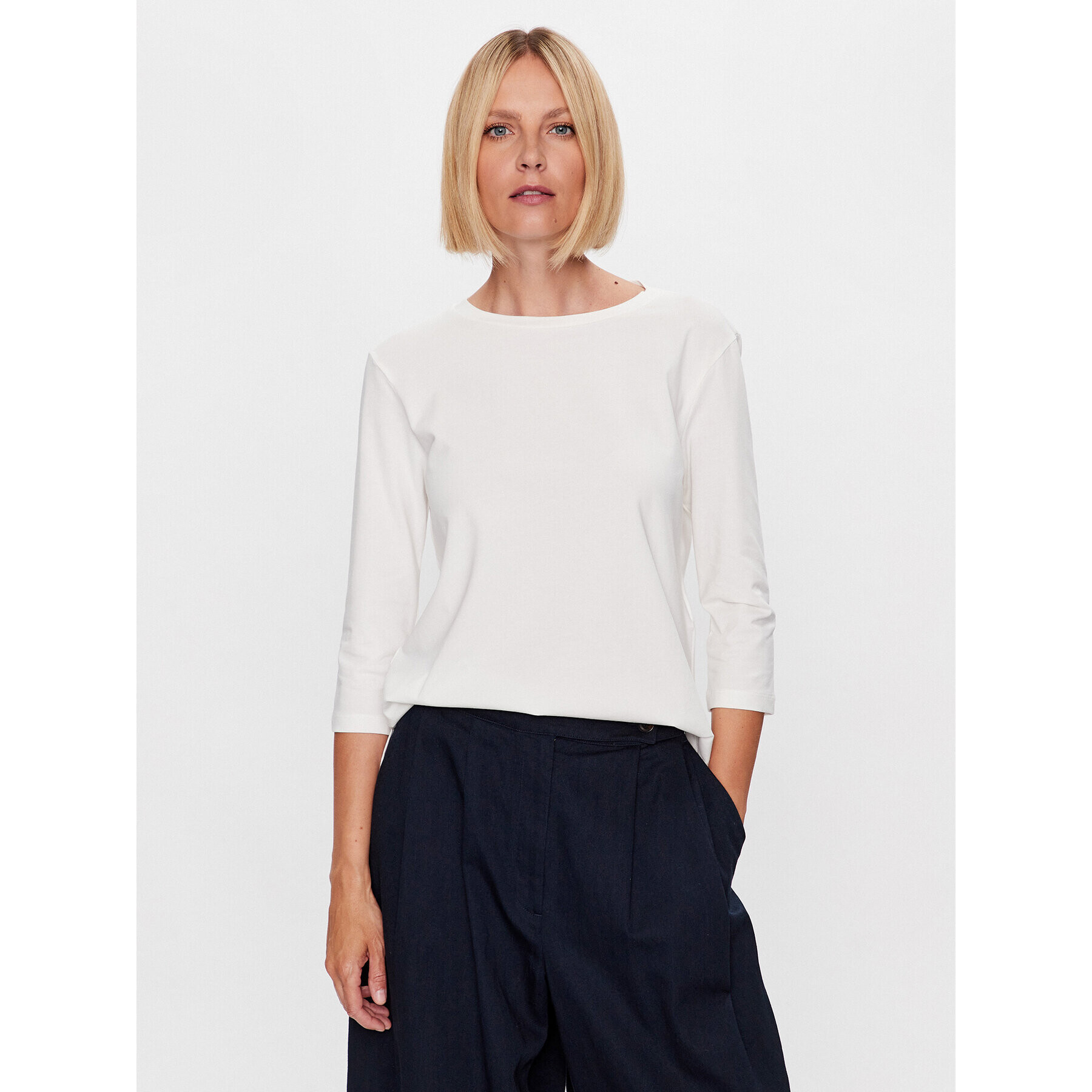 Weekend Max Mara Блуза Multia 23594604 Бял Regular Fit - Pepit.bg
