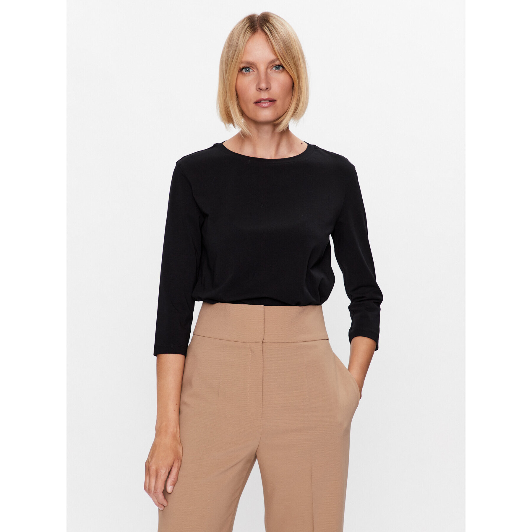 Weekend Max Mara Блуза Multia 23594604 Черен Regular Fit - Pepit.bg