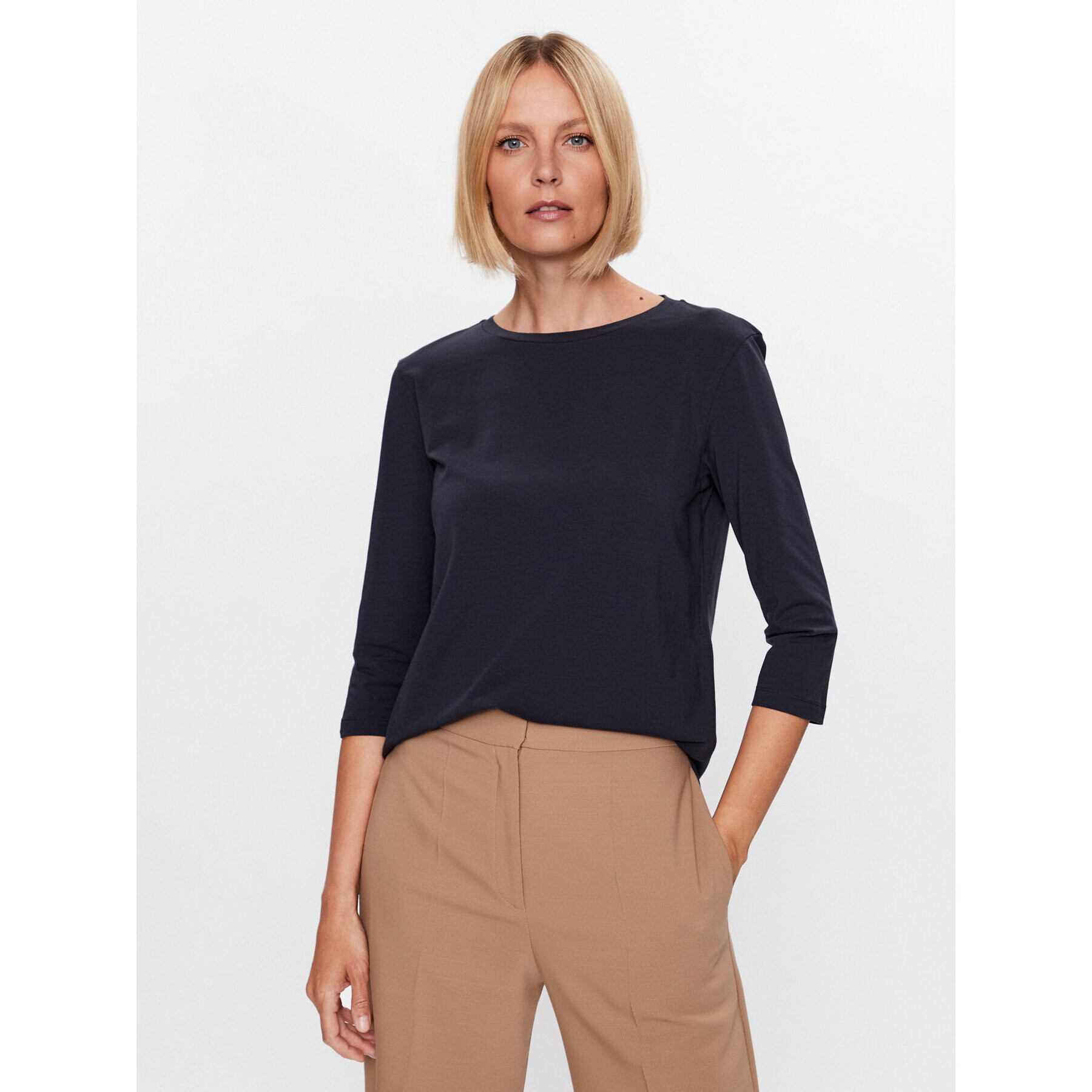 Weekend Max Mara Блуза Multia 23594604 Тъмносин Regular Fit - Pepit.bg