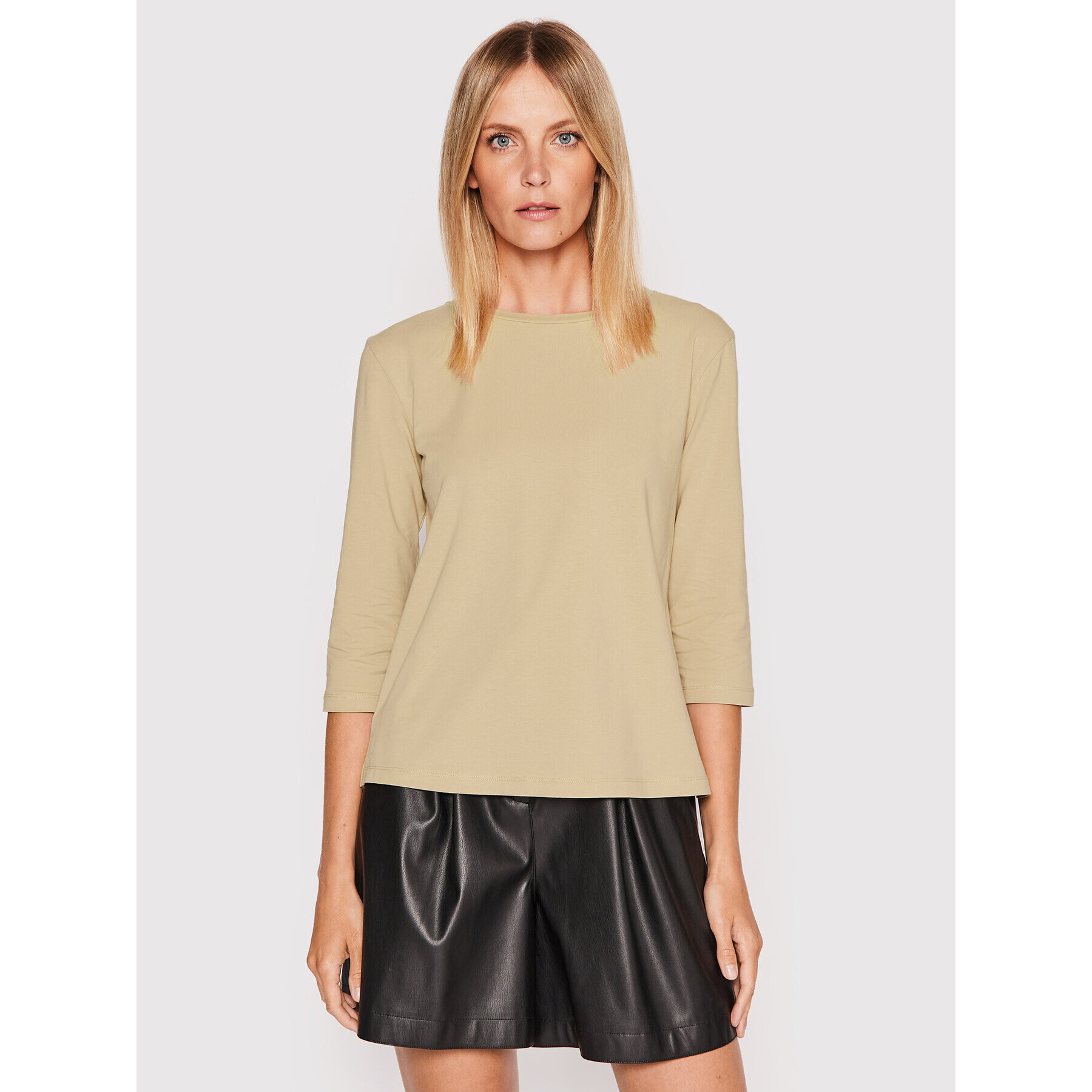 Weekend Max Mara Блуза Multia 59460129 Бежов Regular Fit - Pepit.bg