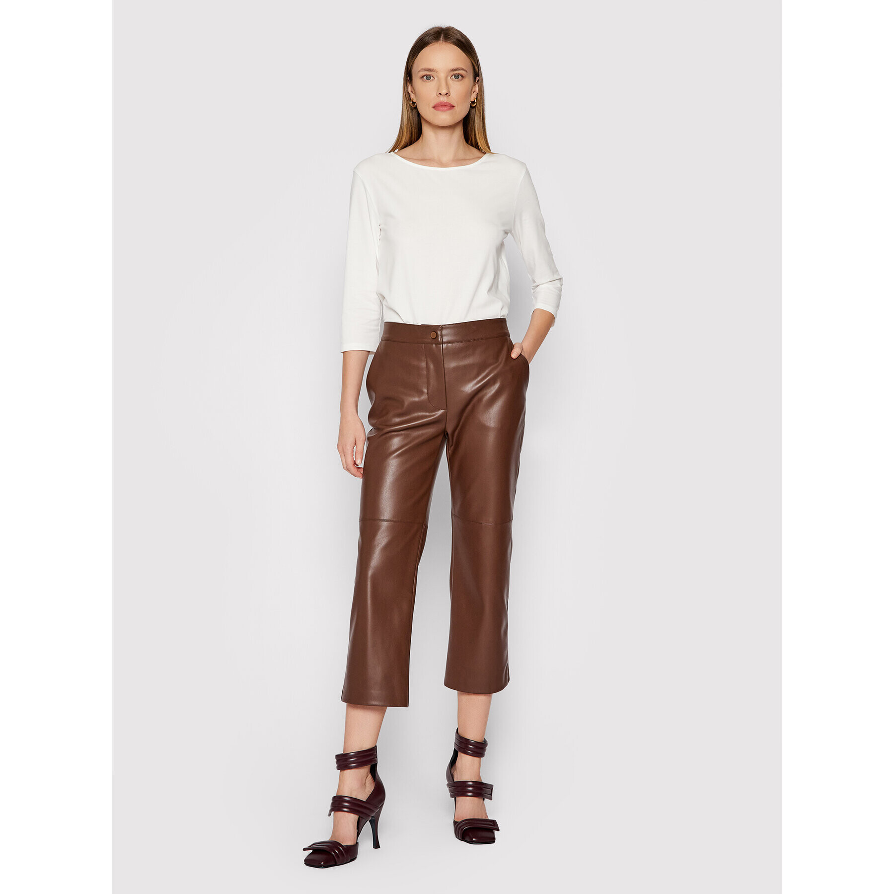 Weekend Max Mara Блуза Multia 59460919 Бял Regular Fit - Pepit.bg