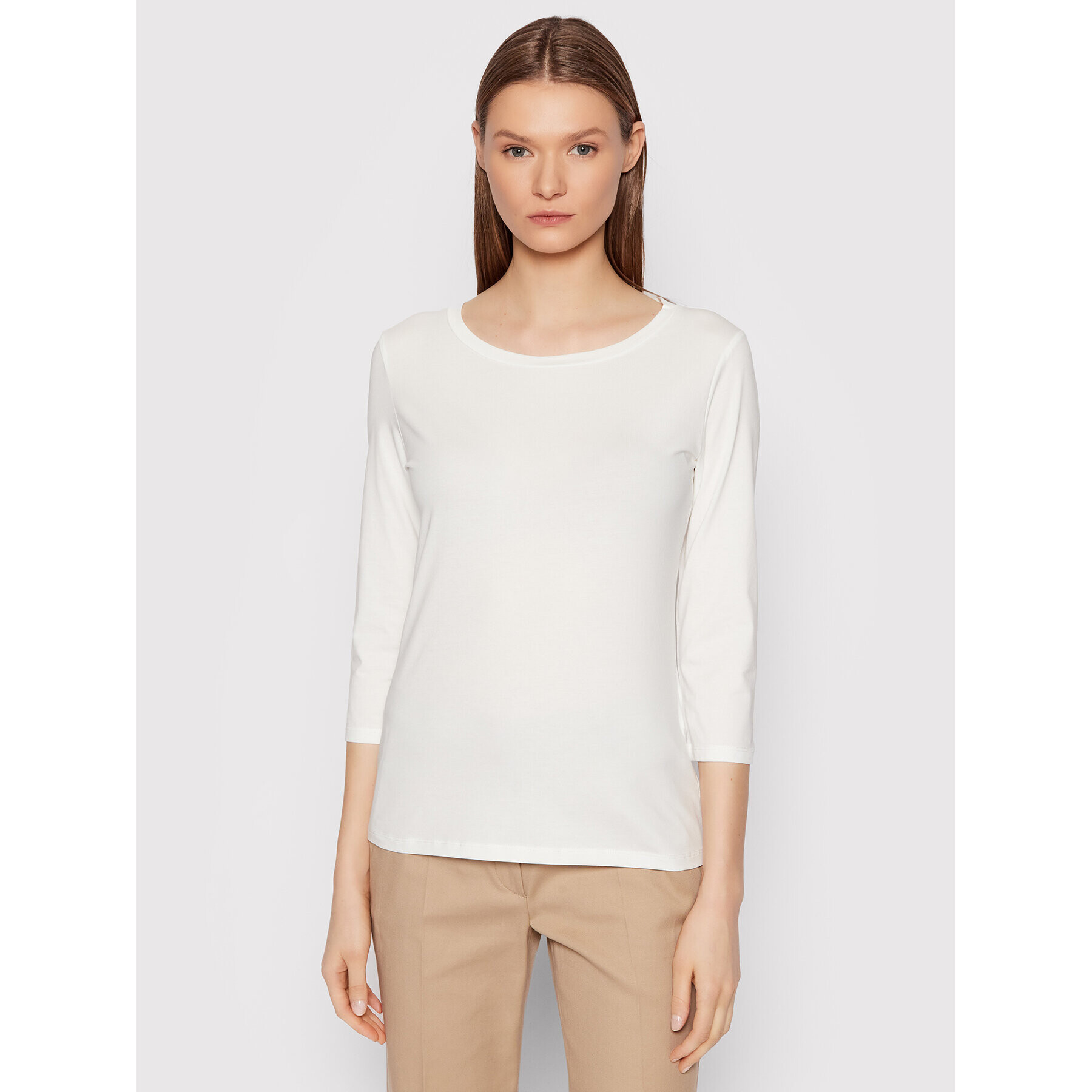 Weekend Max Mara Блуза Multia 59710127 Бял Regular Fit - Pepit.bg