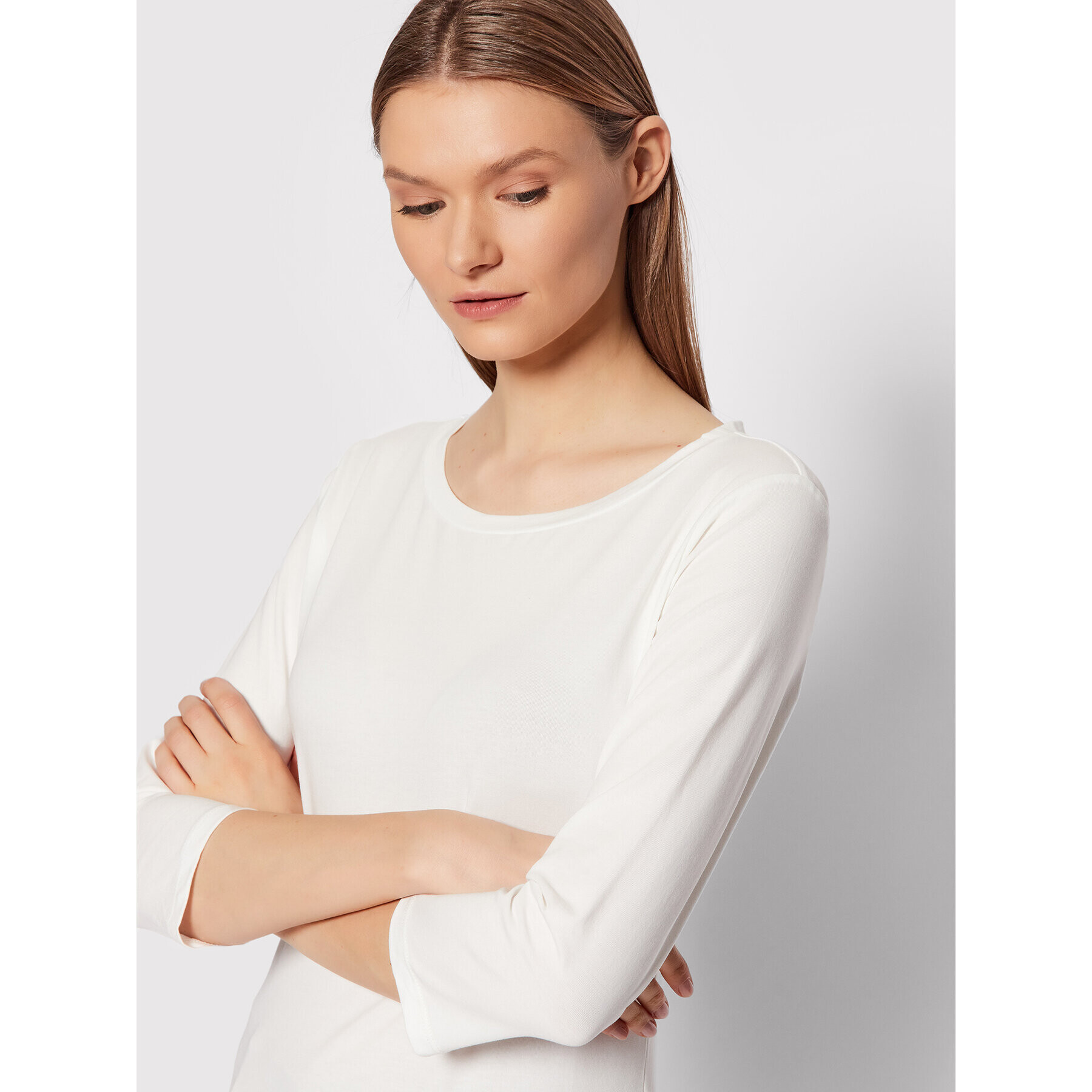 Weekend Max Mara Блуза Multia 59710127 Бял Regular Fit - Pepit.bg