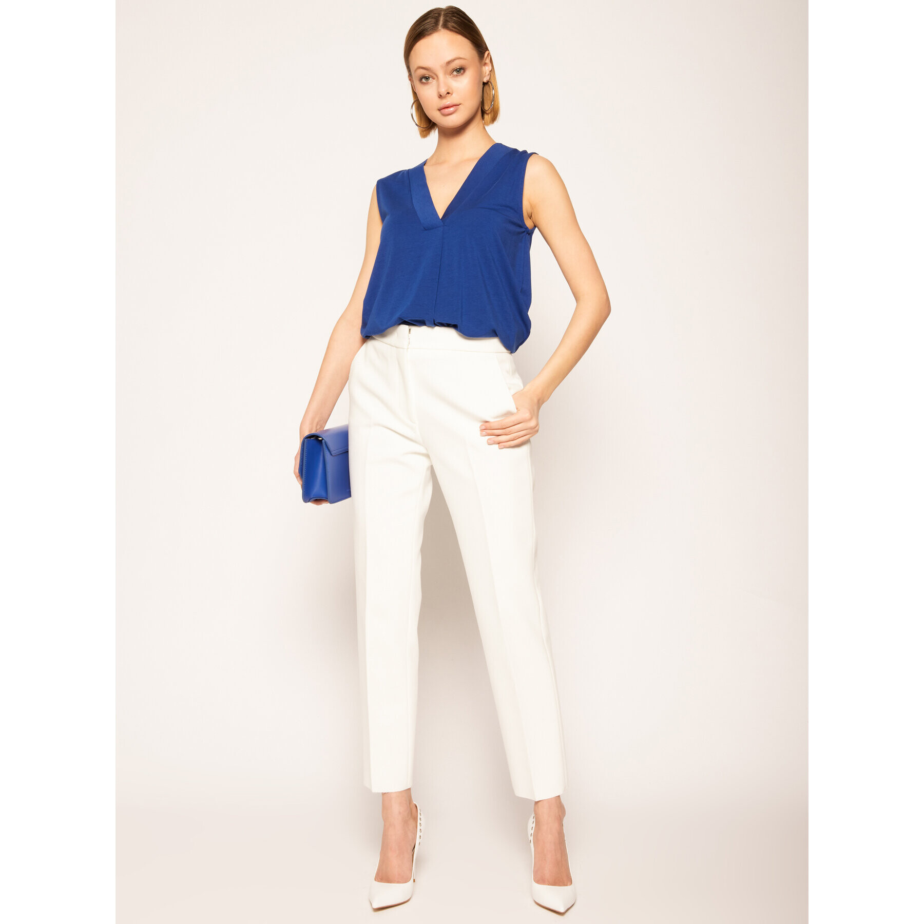 Weekend Max Mara Блуза Multic 59410501 Тъмносин Regular Fit - Pepit.bg