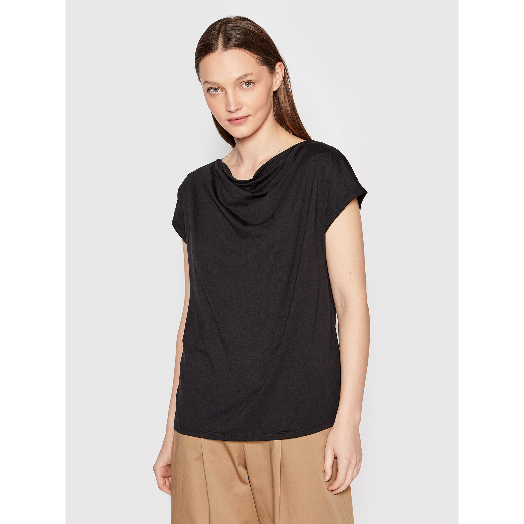 Weekend Max Mara Блуза Multid 59410621 Черен Regular Fit - Pepit.bg