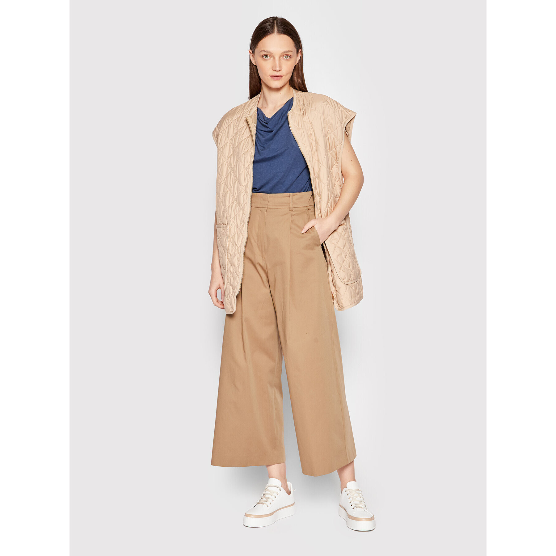 Weekend Max Mara Блуза Multid 59410621 Тъмносин Regular Fit - Pepit.bg