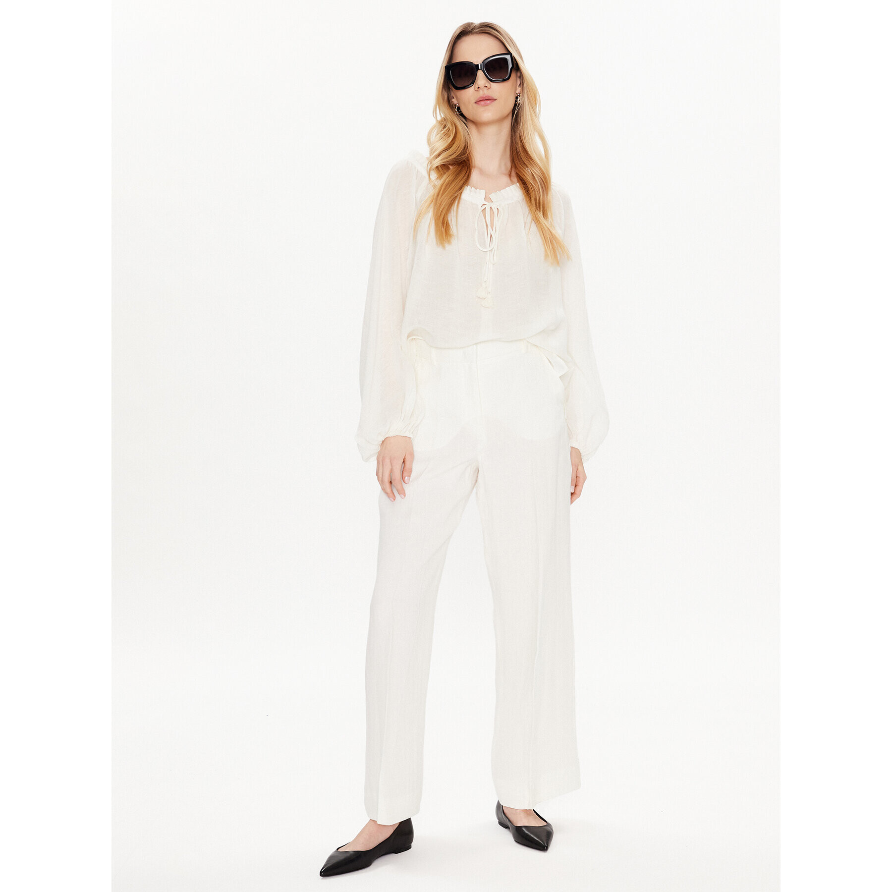 Weekend Max Mara Блуза Nazario 23511101 Бежов Regular Fit - Pepit.bg