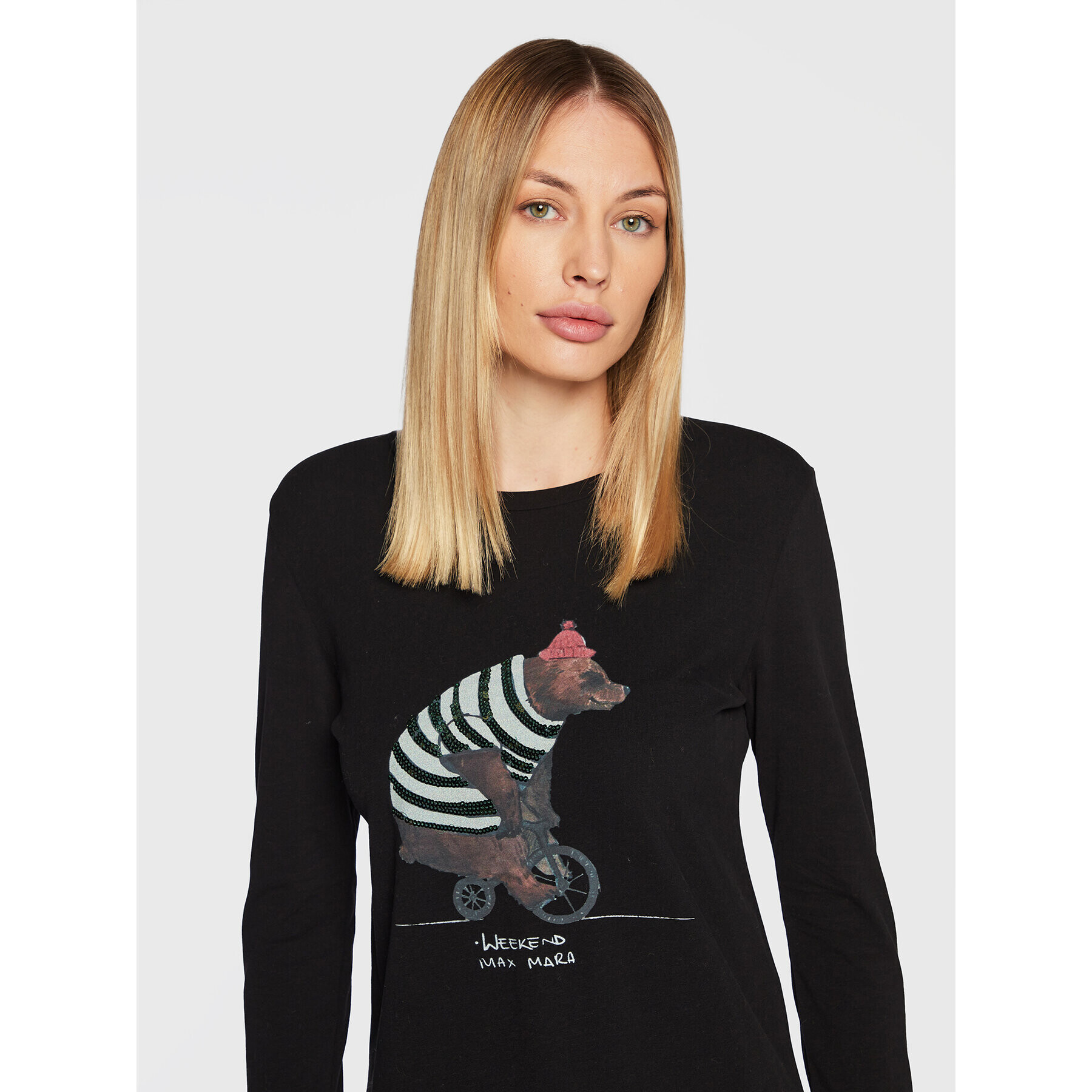 Weekend Max Mara Блуза Tallero 59460323 Черен Regular Fit - Pepit.bg