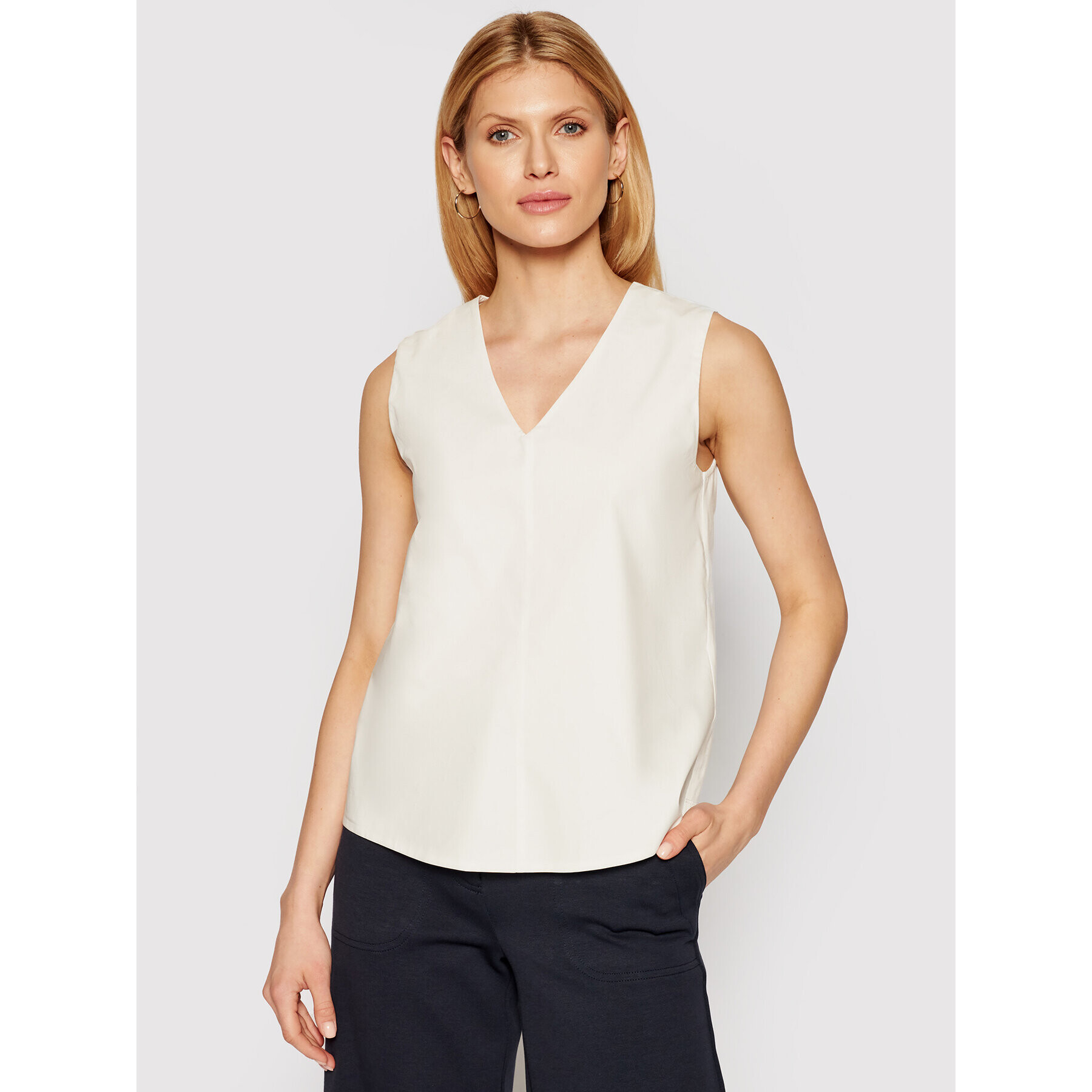 Weekend Max Mara Блуза Ubino 51610111 Бял Regular Fit - Pepit.bg