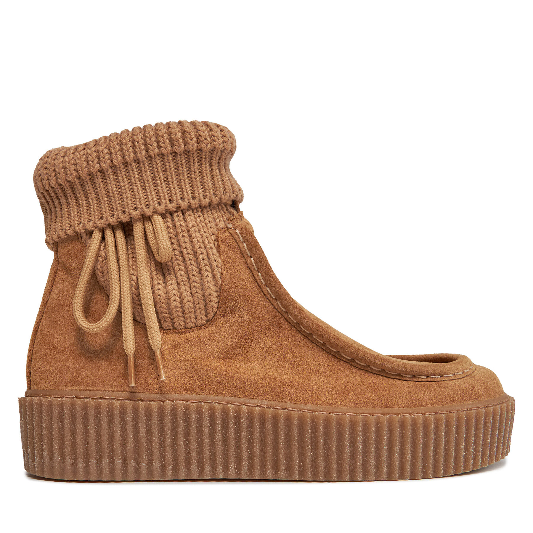 Weekend Max Mara Боти Juglas 2357960934600 Кафяв - Pepit.bg