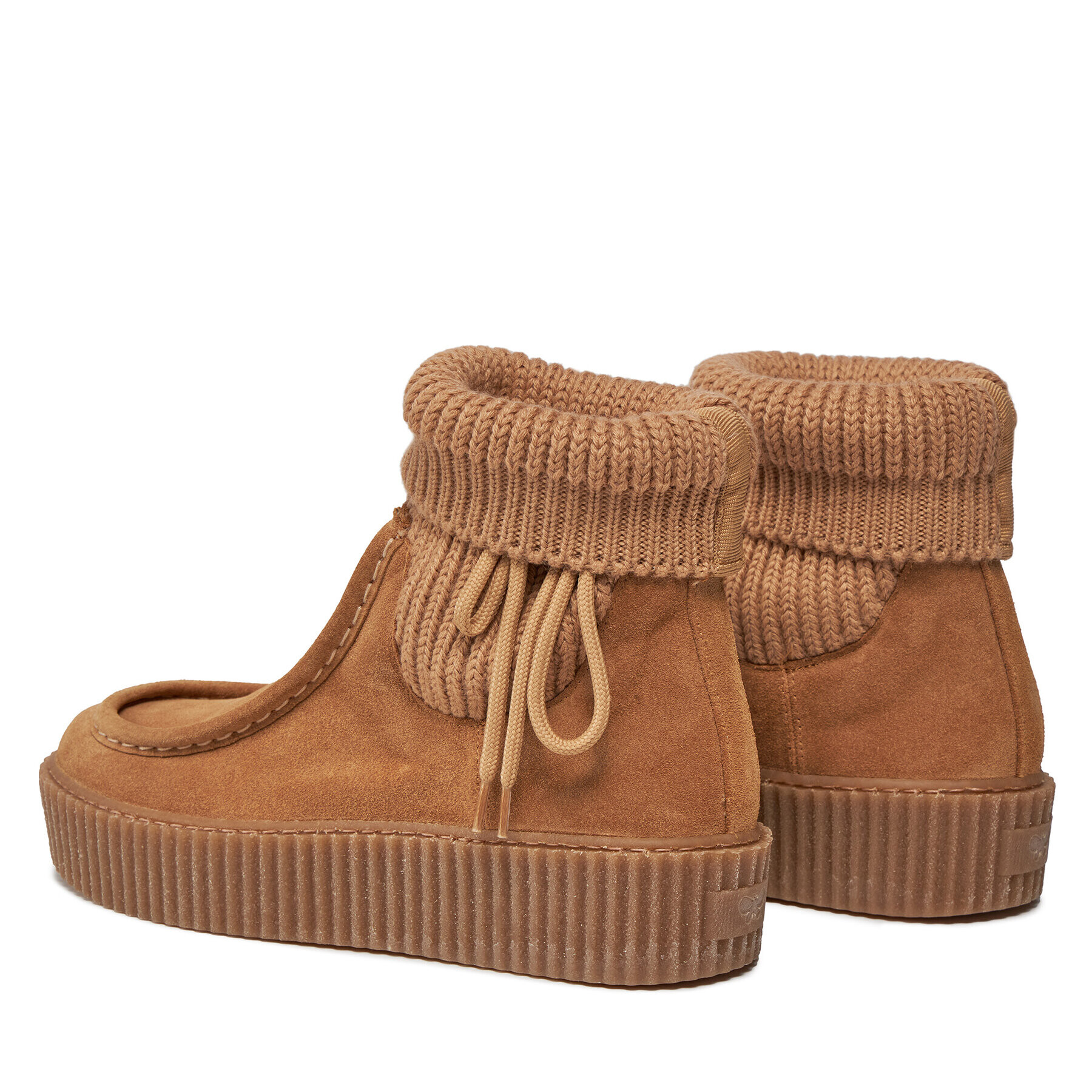 Weekend Max Mara Боти Juglas 2357960934600 Кафяв - Pepit.bg