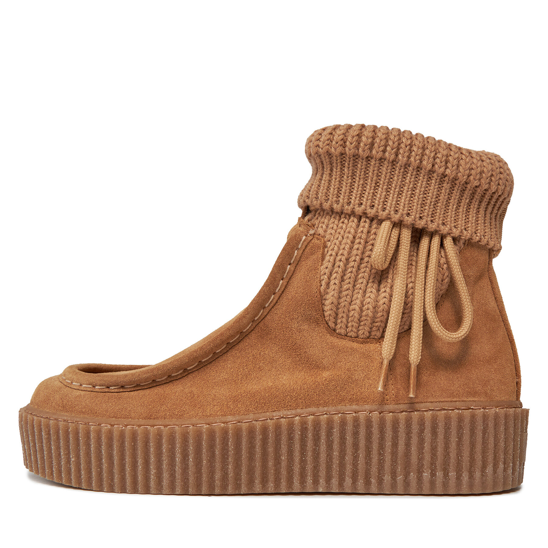 Weekend Max Mara Боти Juglas 2357960934600 Кафяв - Pepit.bg