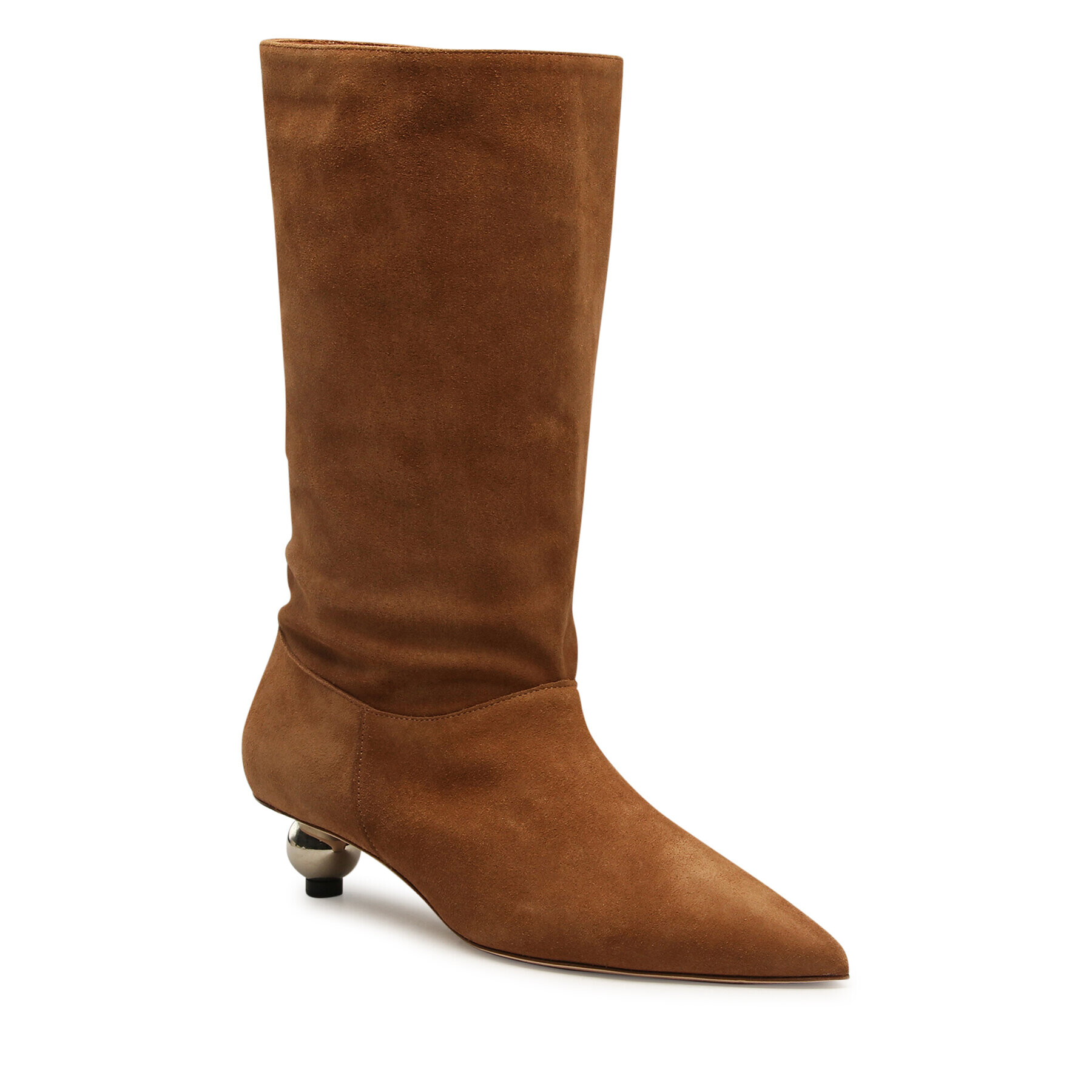 Weekend Max Mara Боти Vosci 2357910332600 Кафяв - Pepit.bg