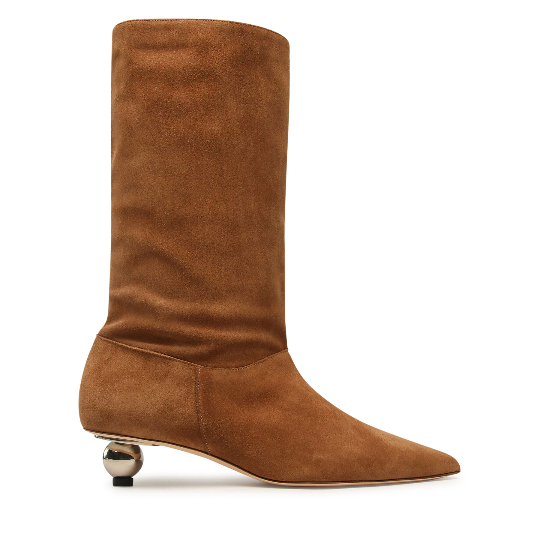 Weekend Max Mara Боти Vosci 2357910332600 Кафяв - Pepit.bg