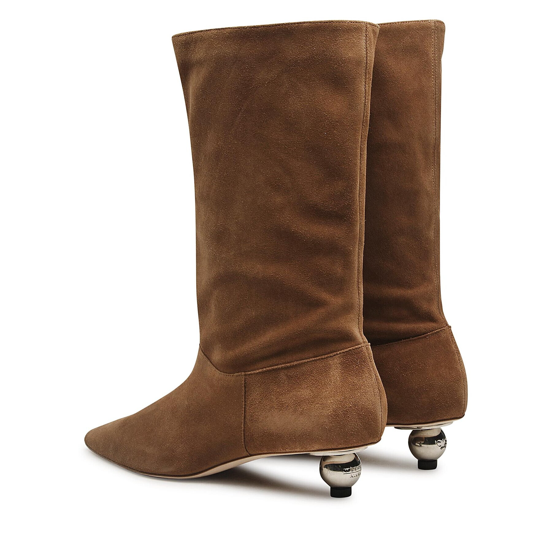 Weekend Max Mara Боти Vosci 2357910332600 Кафяв - Pepit.bg