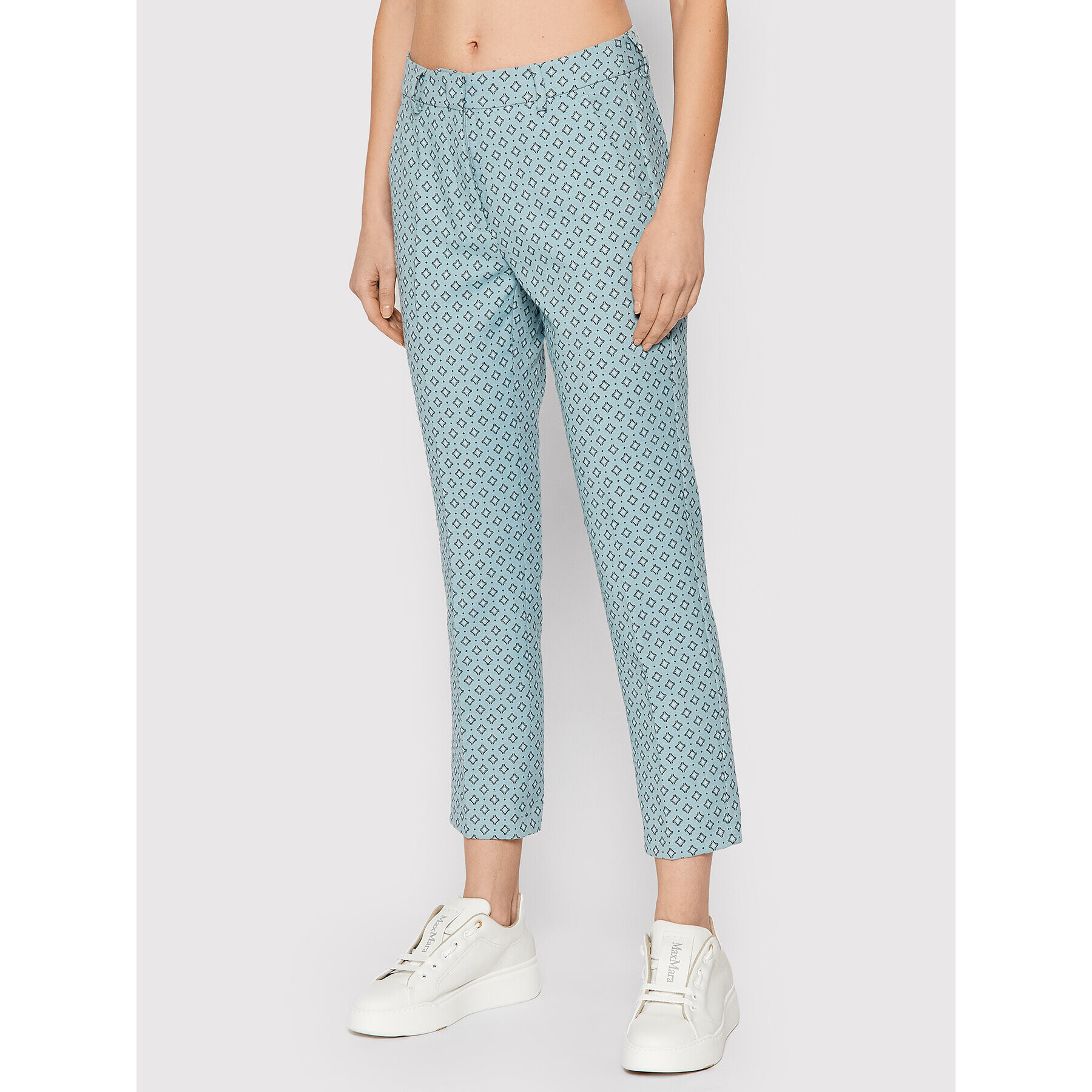Weekend Max Mara Чино панталони Erika 51311227 Син Slim Fit - Pepit.bg