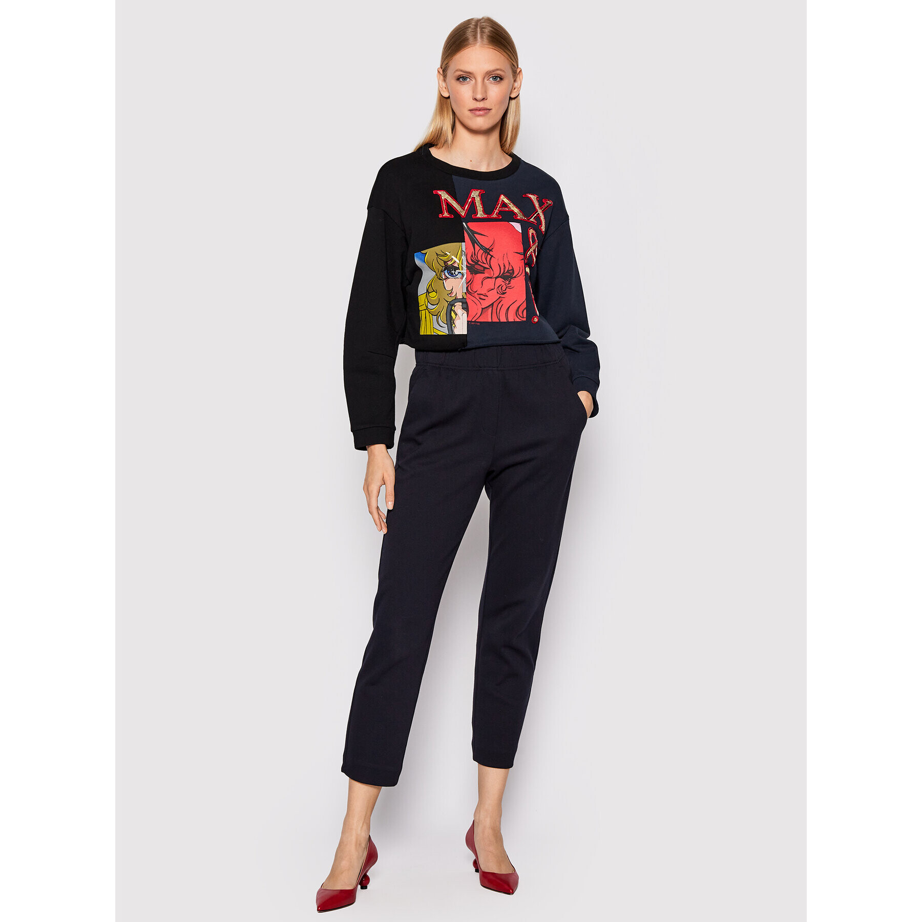 Weekend Max Mara Чино панталони Razza 57860229 Тъмносин Slim Fit - Pepit.bg