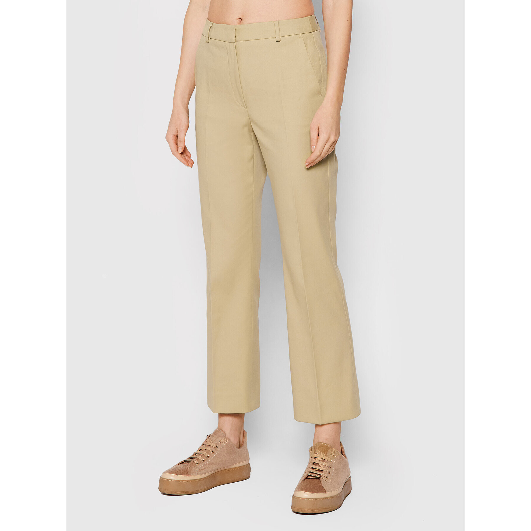 Weekend Max Mara Чино панталони Zeda 51310227 Бежов Regular Fit - Pepit.bg