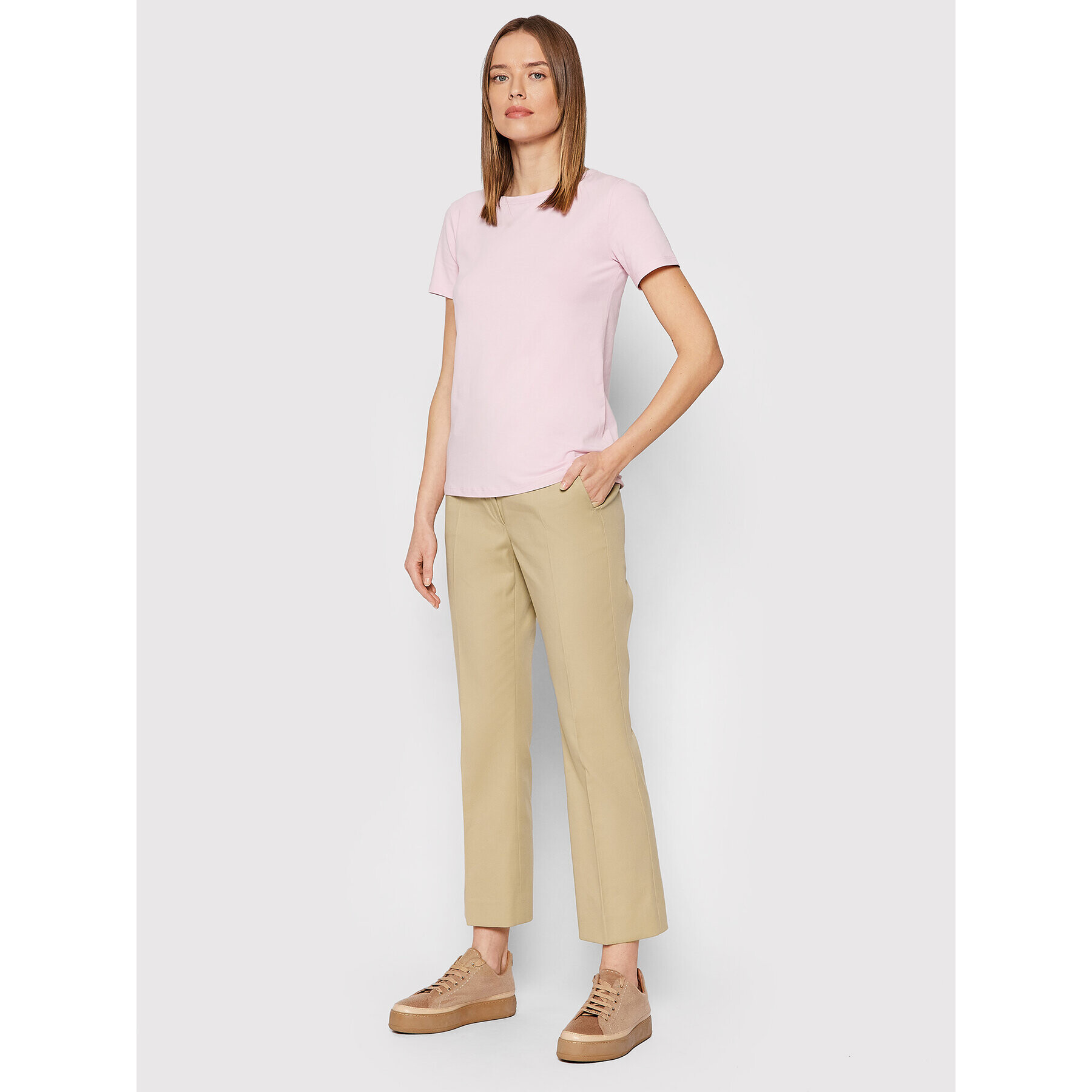 Weekend Max Mara Чино панталони Zeda 51310227 Бежов Regular Fit - Pepit.bg