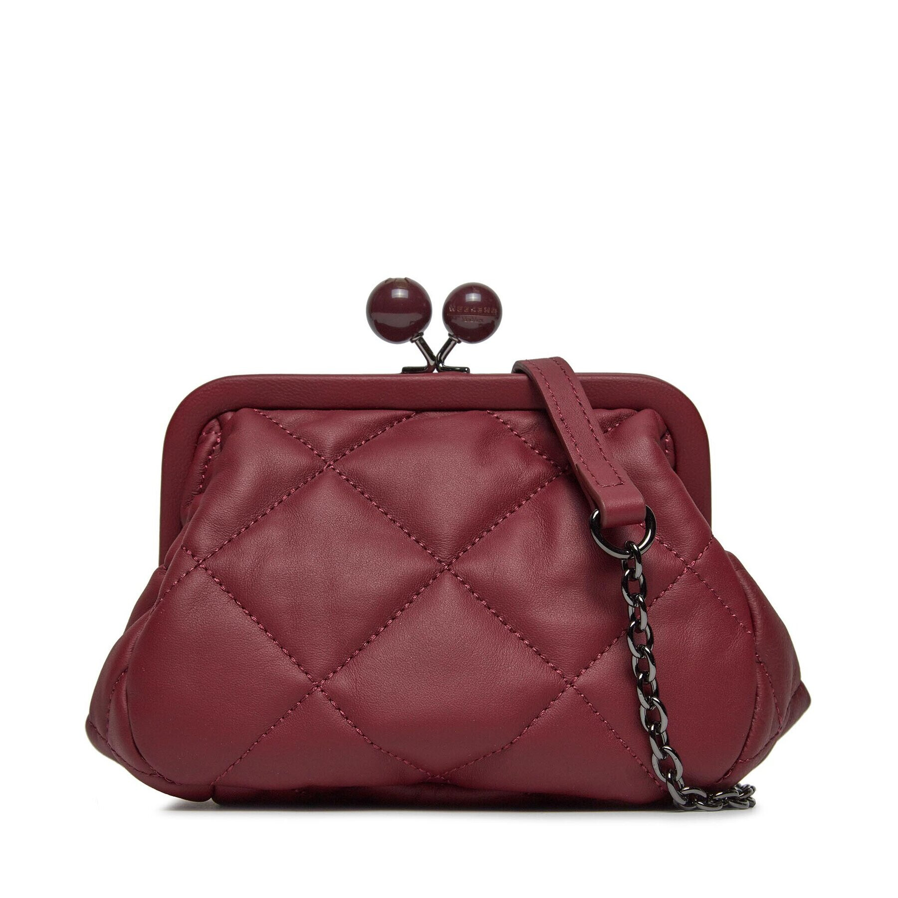 Weekend Max Mara Дамска чанта Agevole 2355160134650 Бордо - Pepit.bg
