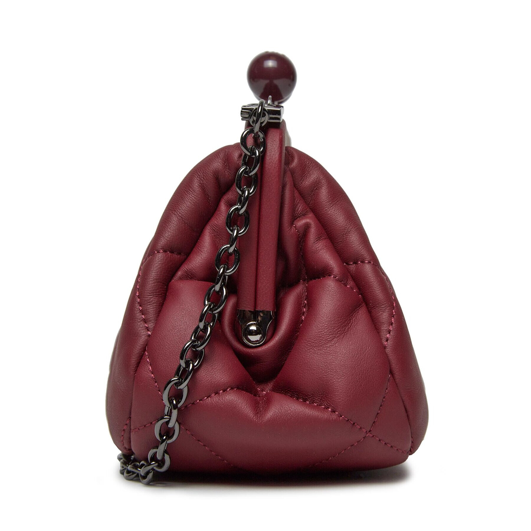 Weekend Max Mara Дамска чанта Agevole 2355160134650 Бордо - Pepit.bg