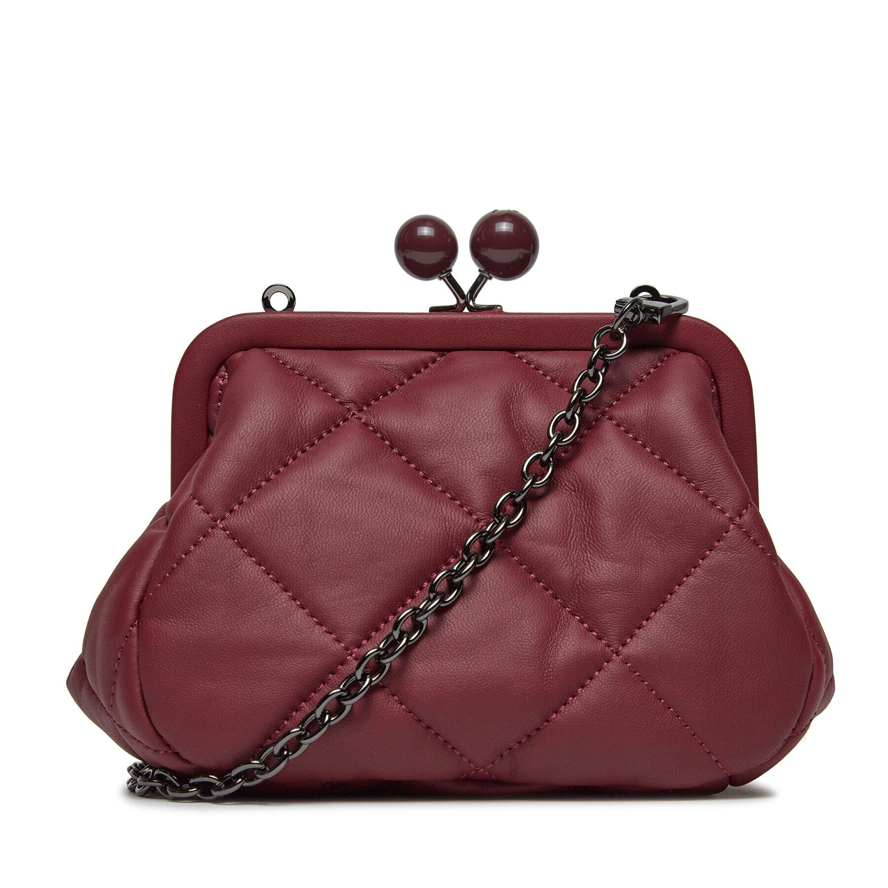 Weekend Max Mara Дамска чанта Agevole 2355160134650 Бордо - Pepit.bg