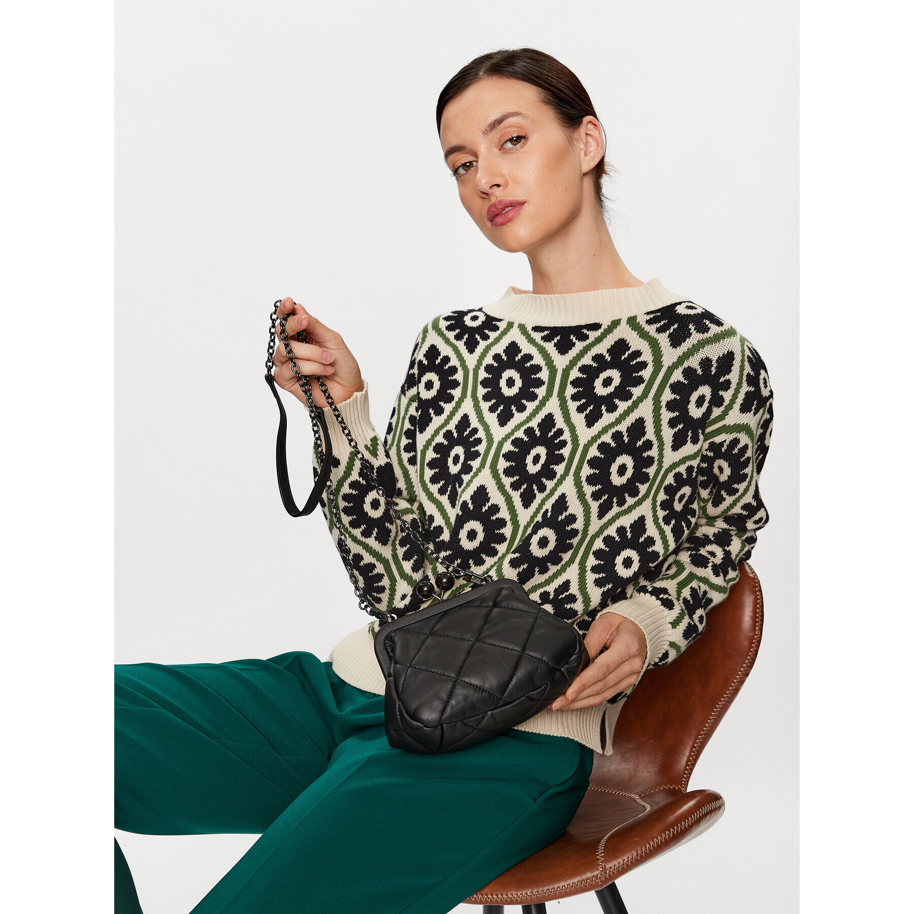 Weekend Max Mara Дамска чанта Agevole 2355160134650 Черен - Pepit.bg