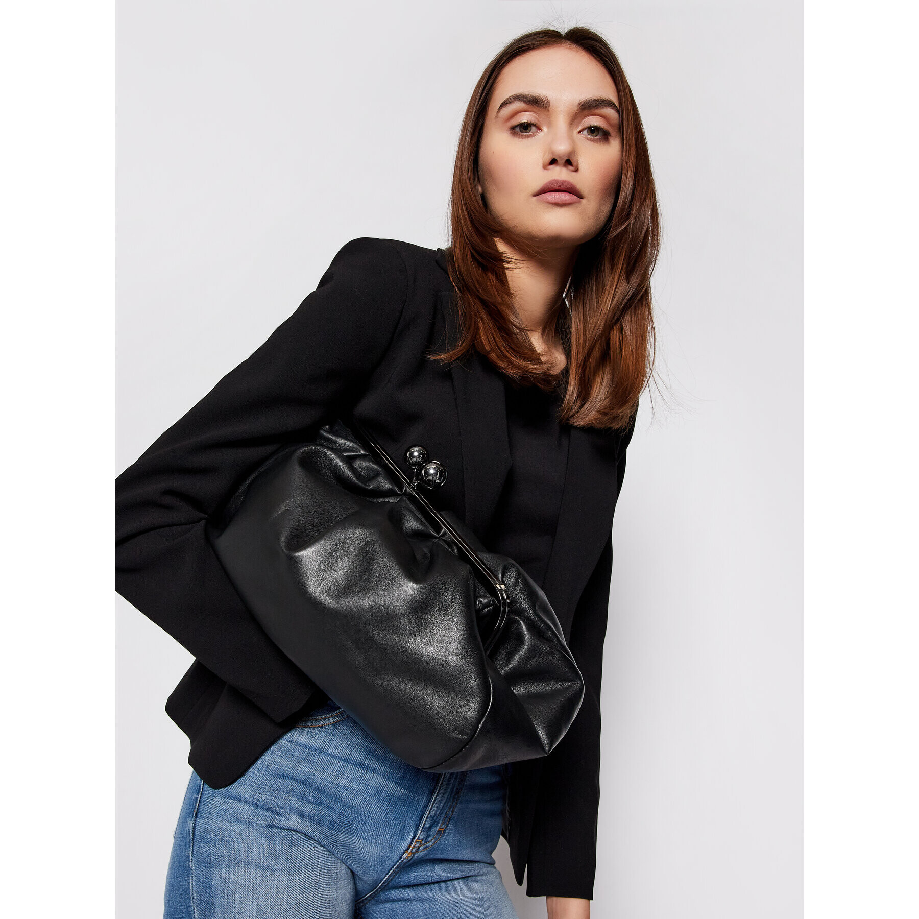 Weekend Max Mara Дамска чанта Provino 55161002600 Черен - Pepit.bg