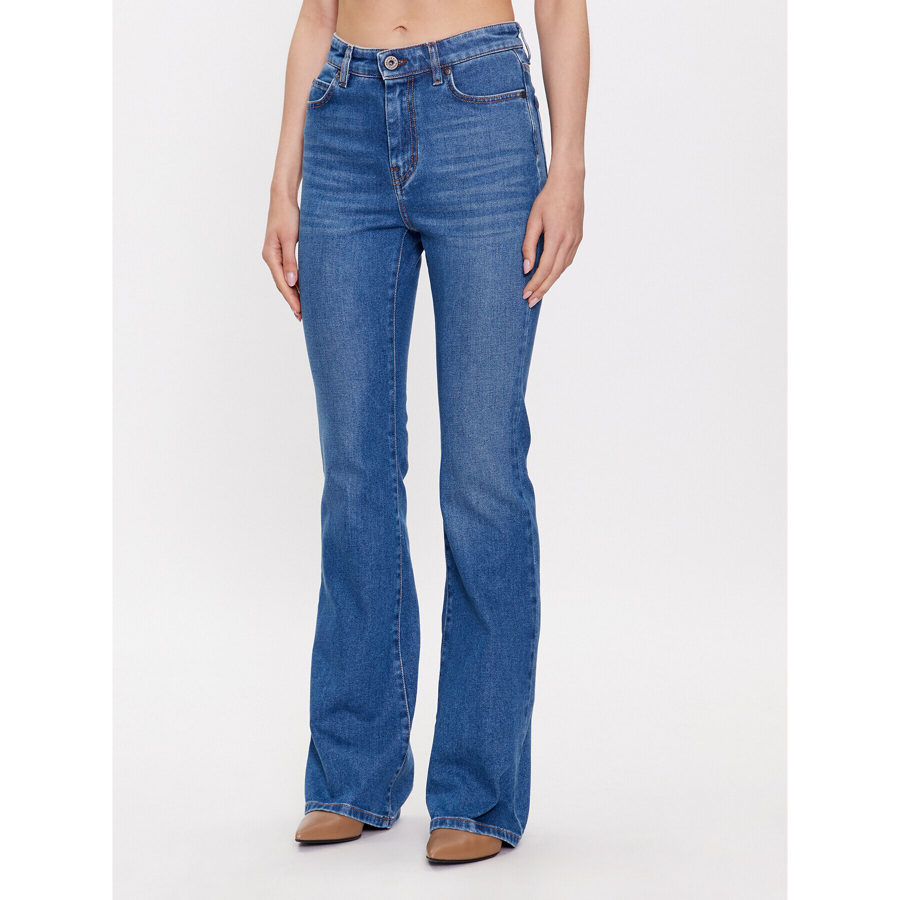 Weekend Max Mara Дънки Palo 2351860139 Син Wide Leg - Pepit.bg