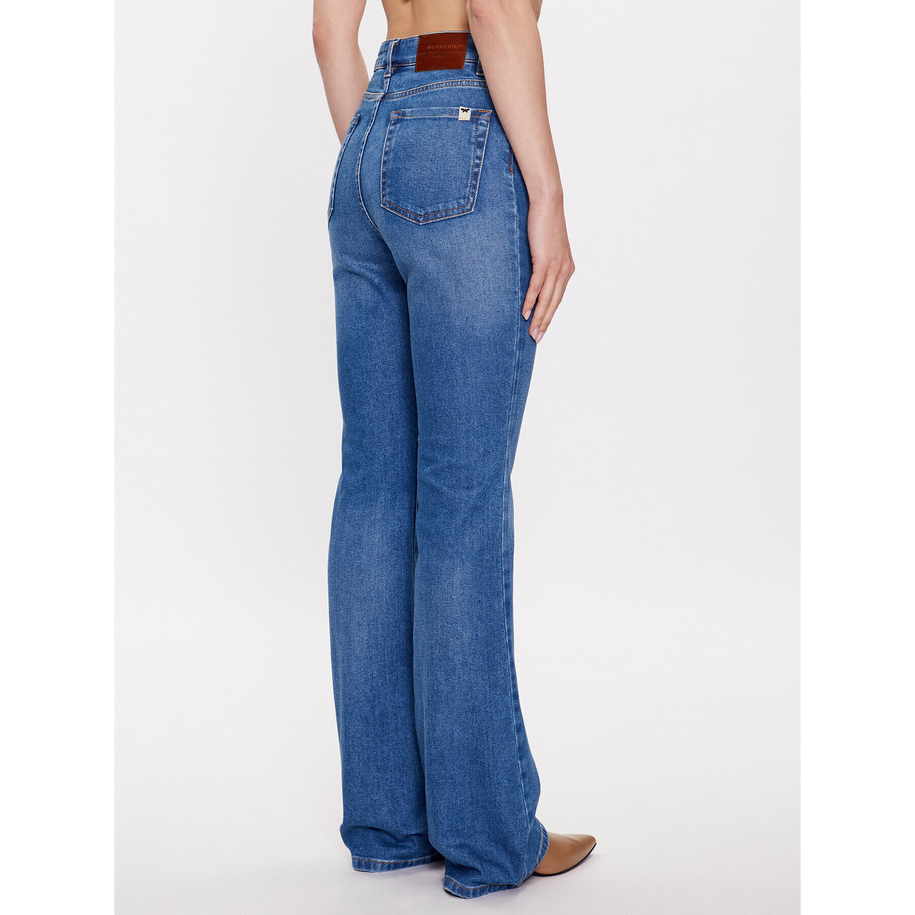 Weekend Max Mara Дънки Palo 2351860139 Син Wide Leg - Pepit.bg