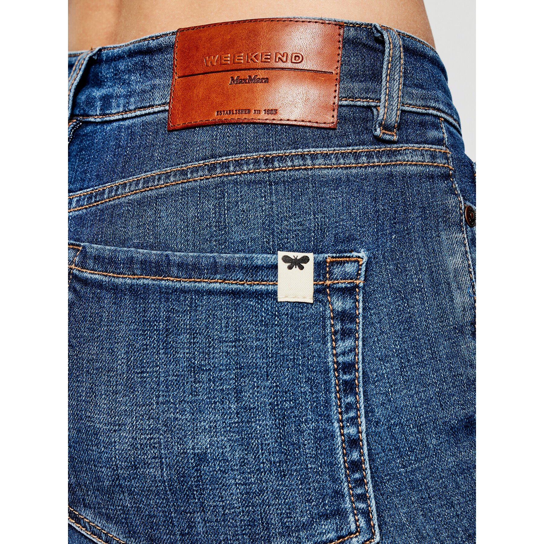 Weekend Max Mara Дънки Tenace 51810617 Син Skinny Fit - Pepit.bg