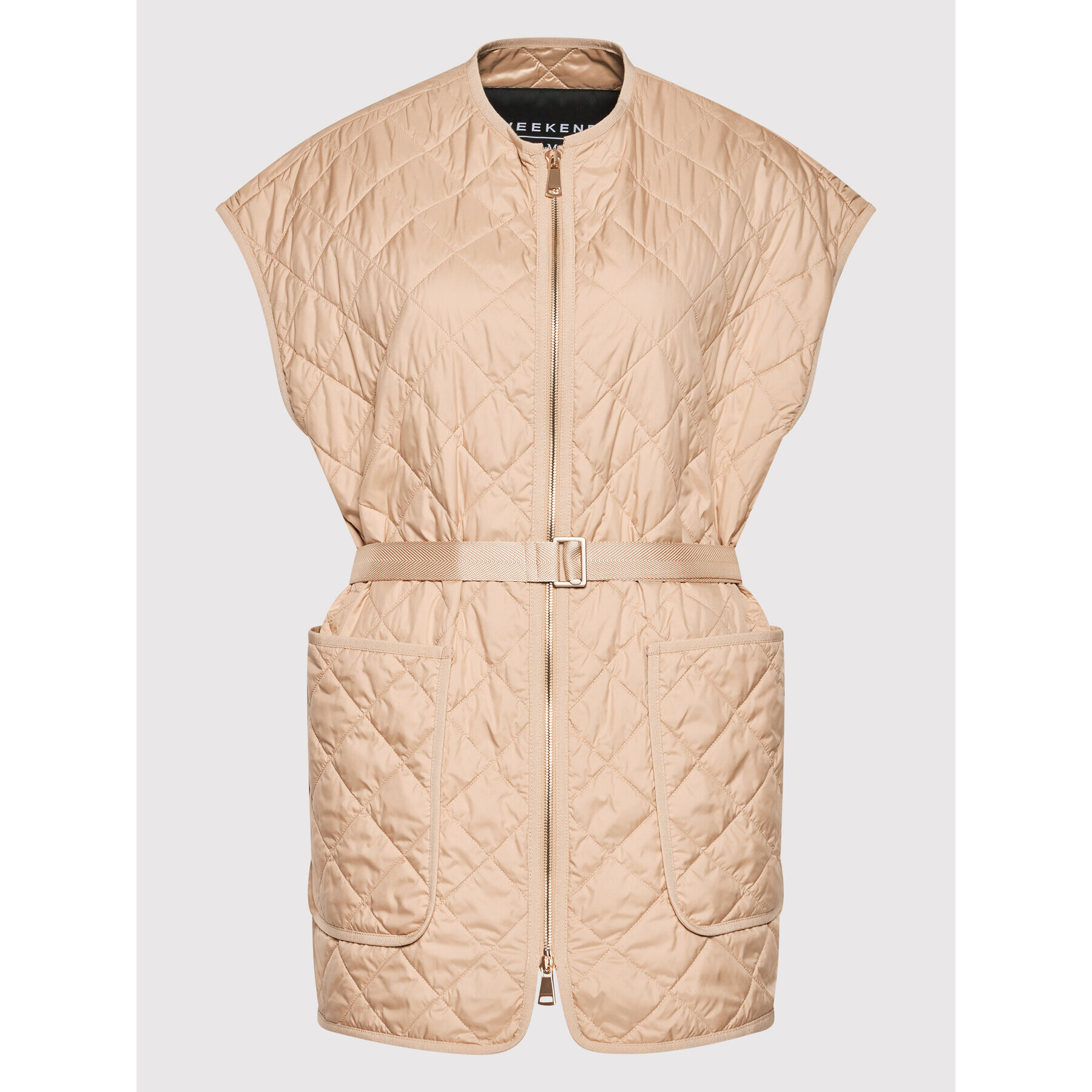 Weekend Max Mara Елек Rubiera 52910127 Бежов Regular Fit - Pepit.bg