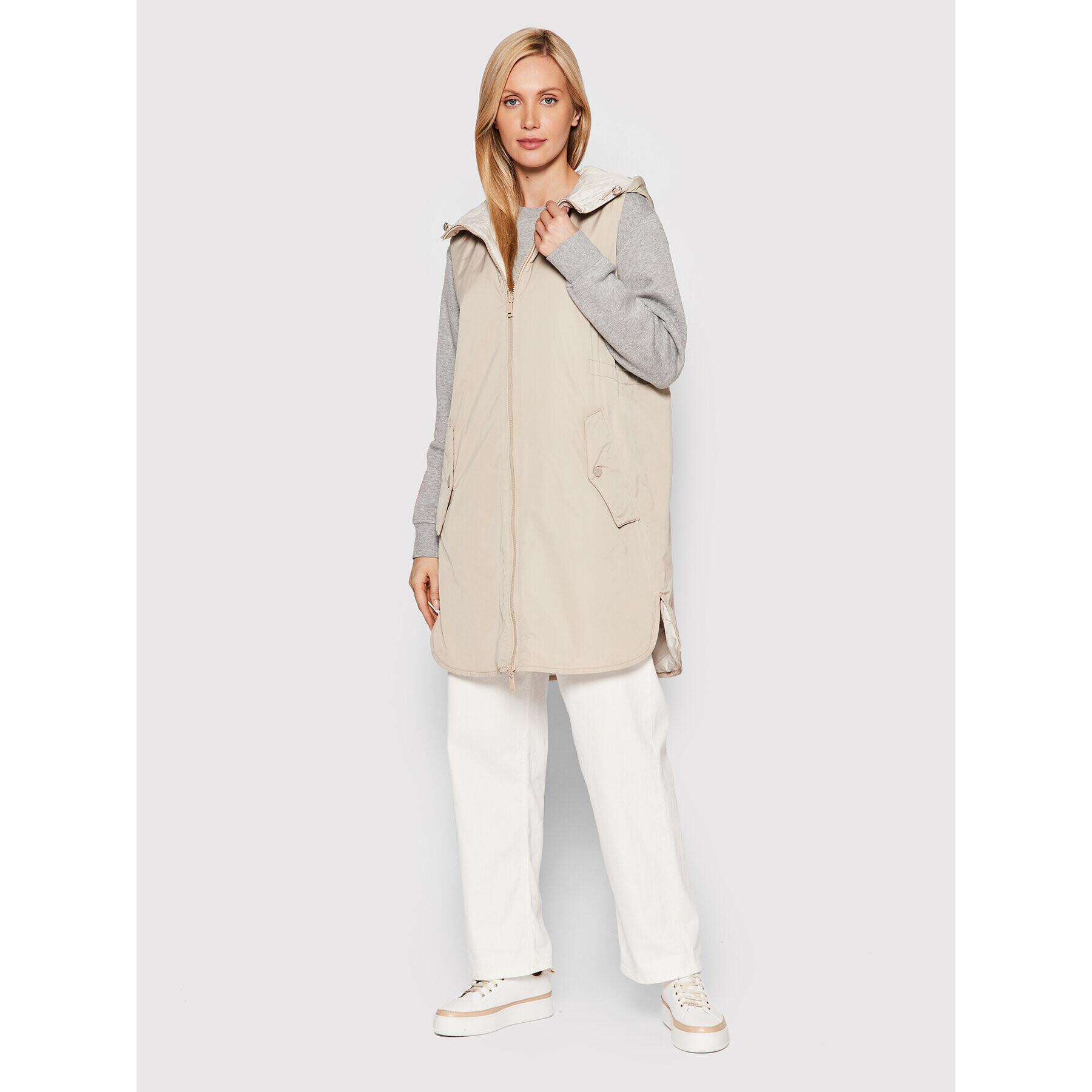 Weekend Max Mara Елек Vino 52960229 Бежов Regular Fit - Pepit.bg