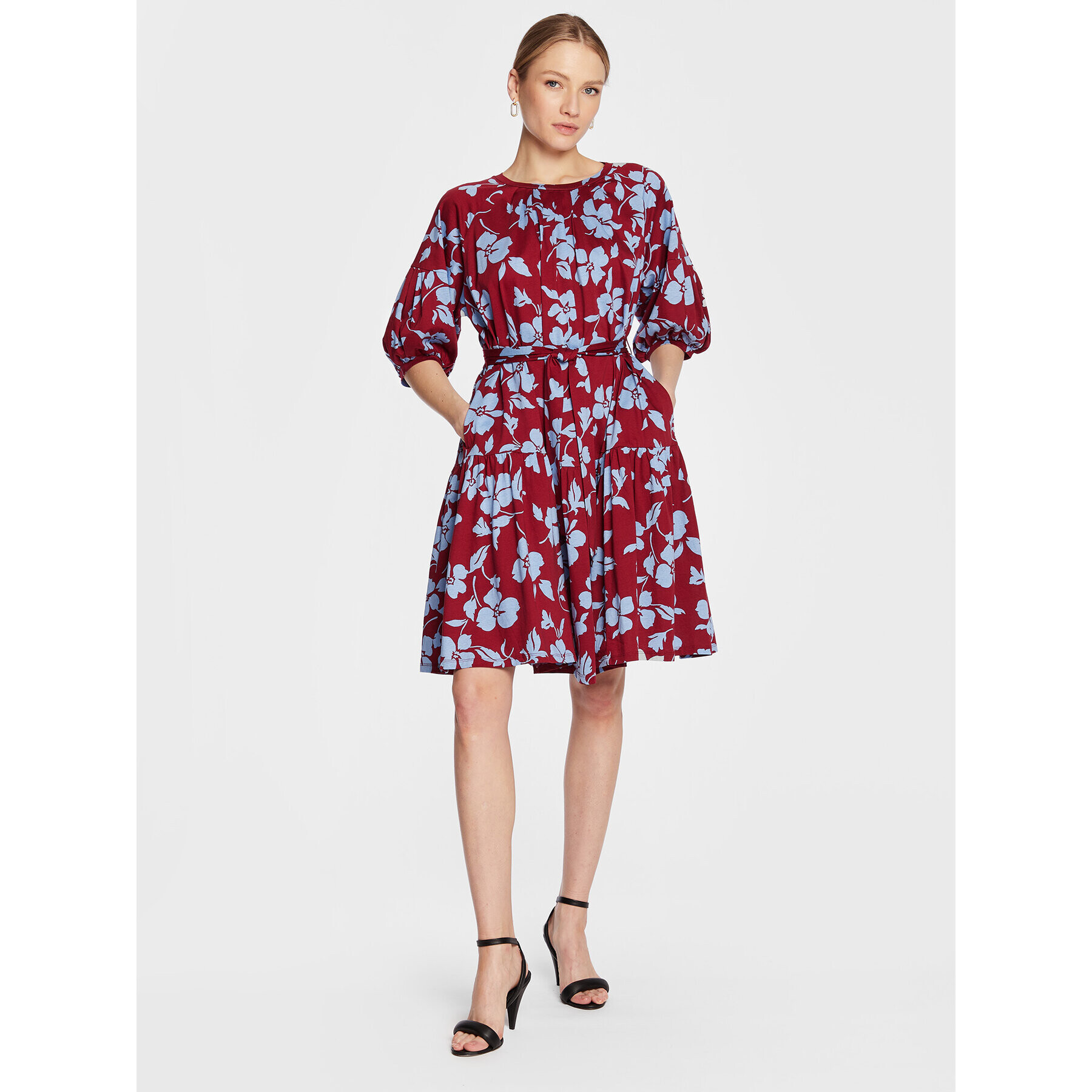 Weekend Max Mara Ежедневна рокля Lalla 23562107 Бордо Regular Fit - Pepit.bg