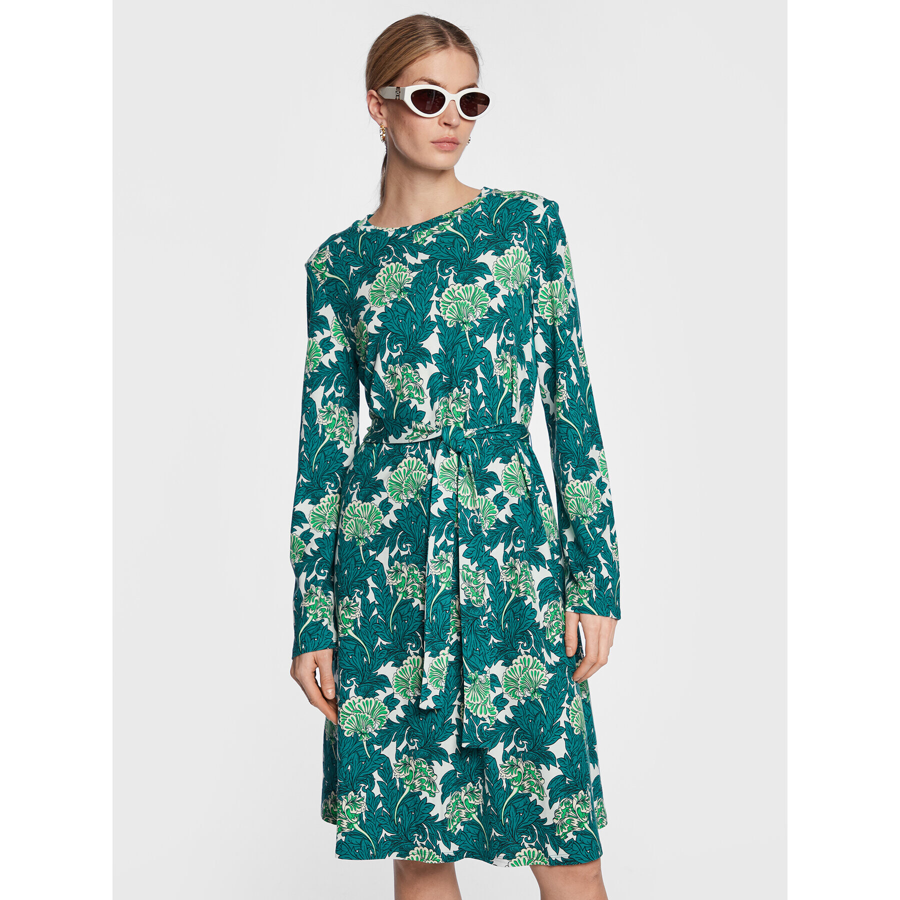 Weekend Max Mara Ежедневна рокля Tacco 2356210437 Зелен Relaxed Fit - Pepit.bg