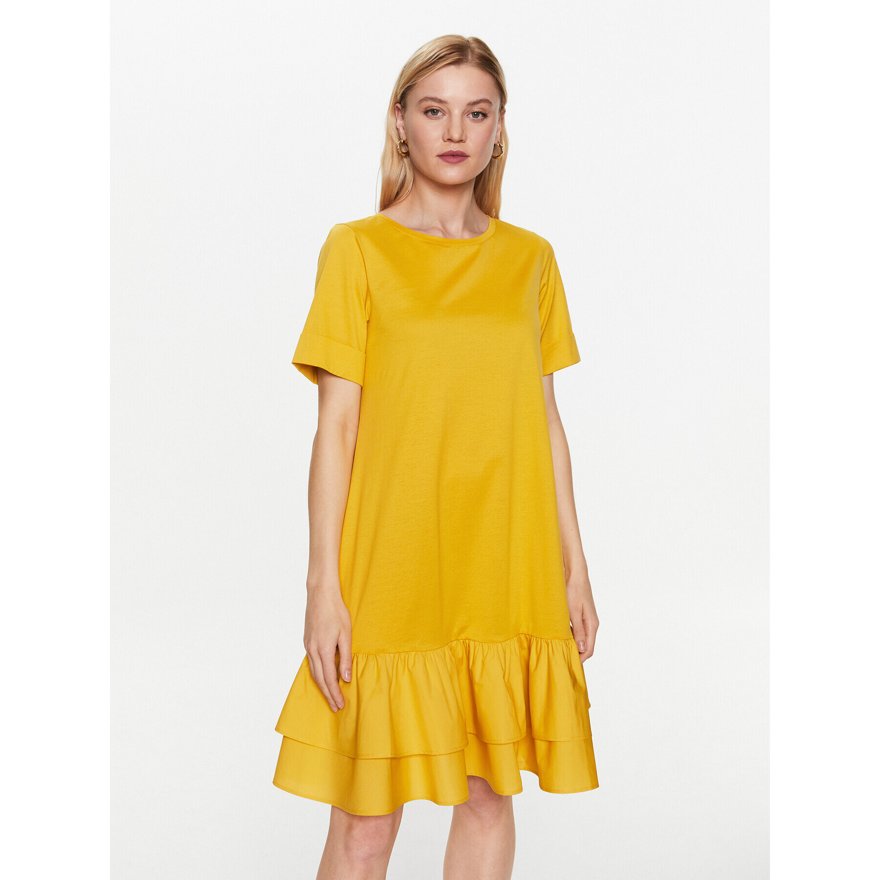 Weekend Max Mara Ежедневна рокля Vanna 2356210331 Жълт Regular Fit - Pepit.bg