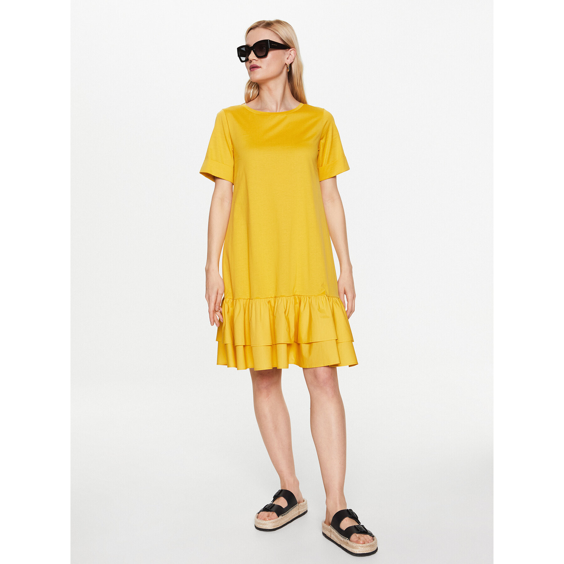 Weekend Max Mara Ежедневна рокля Vanna 2356210331 Жълт Regular Fit - Pepit.bg