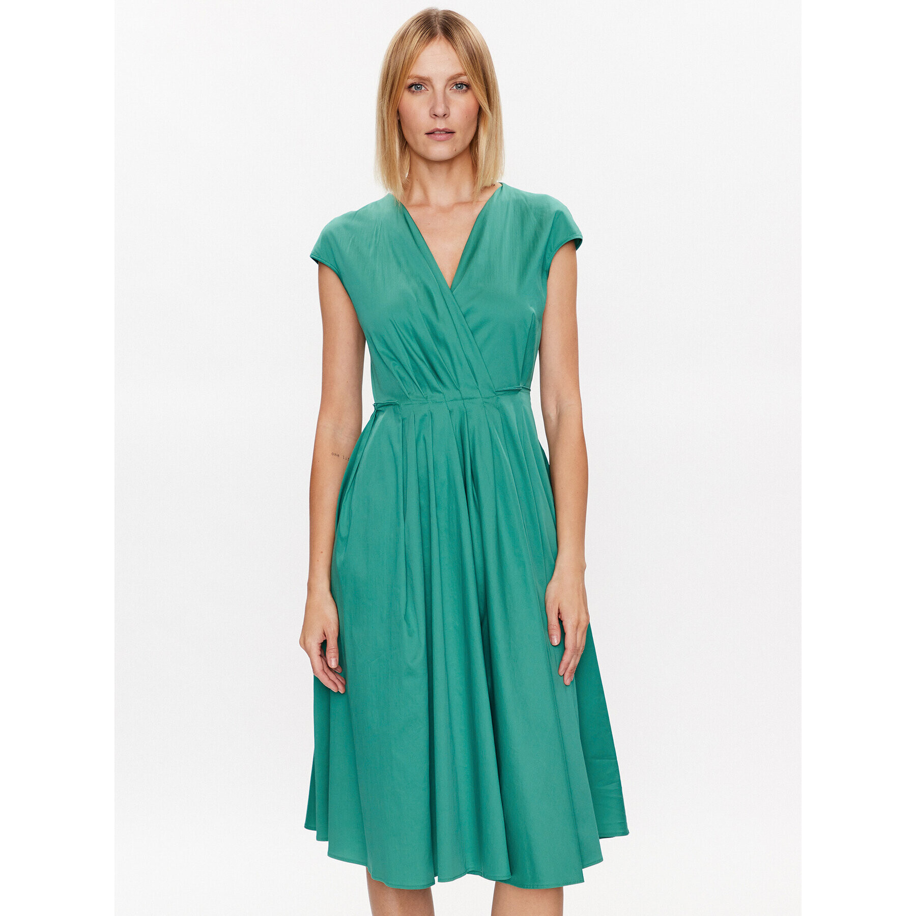 Weekend Max Mara Ежедневна рокля Vertice 23522107 Зелен Regular Fit - Pepit.bg