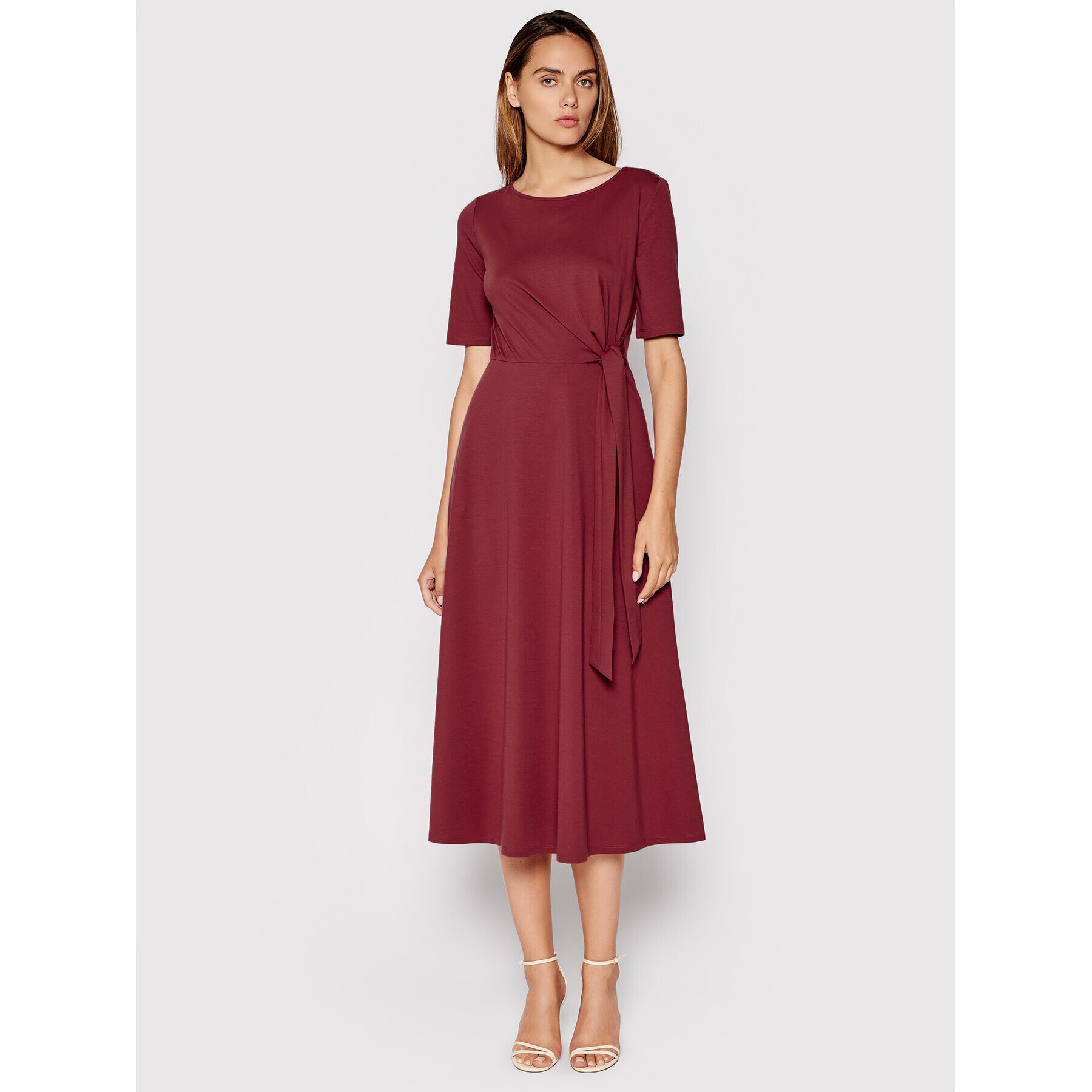 Weekend Max Mara Ежедневна рокля Geranio 56260619 Бордо Regular Fit - Pepit.bg