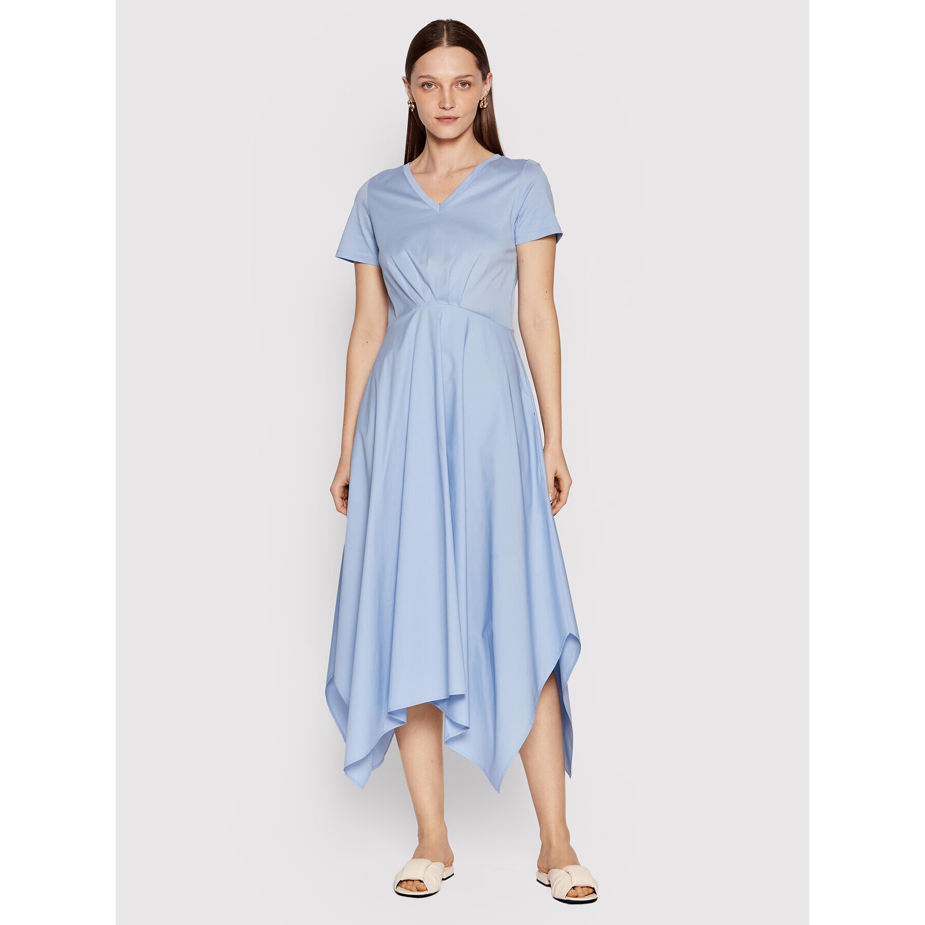 Weekend Max Mara Ежедневна рокля Martina 56210521 Син Flare Fit - Pepit.bg