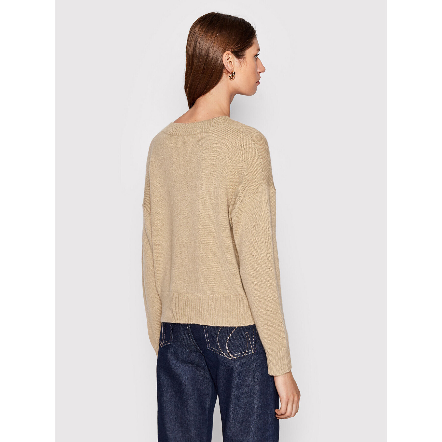Weekend Max Mara Кардиган Calamai 53460129 Бежов Regular Fit - Pepit.bg
