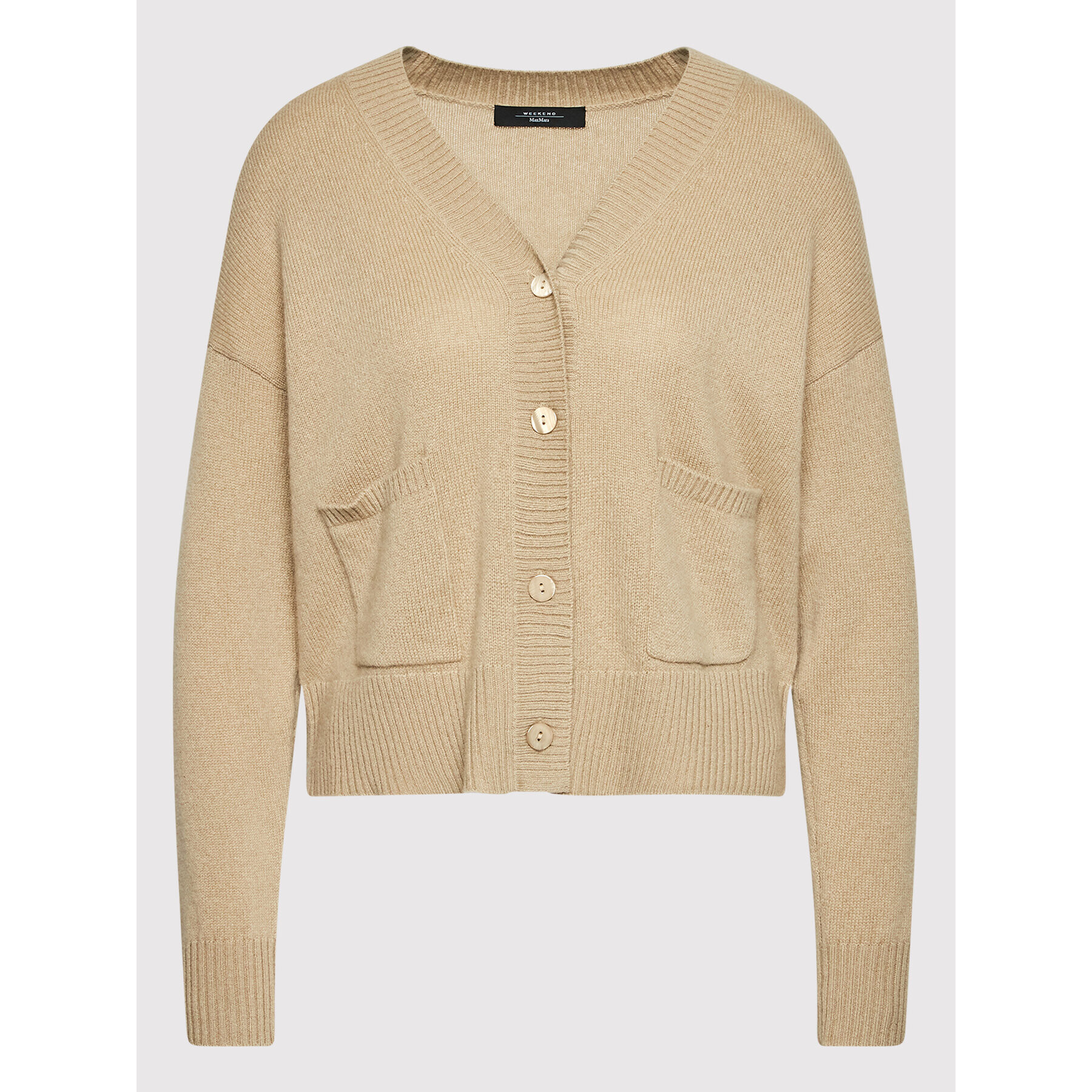 Weekend Max Mara Кардиган Calamai 53460129 Бежов Regular Fit - Pepit.bg