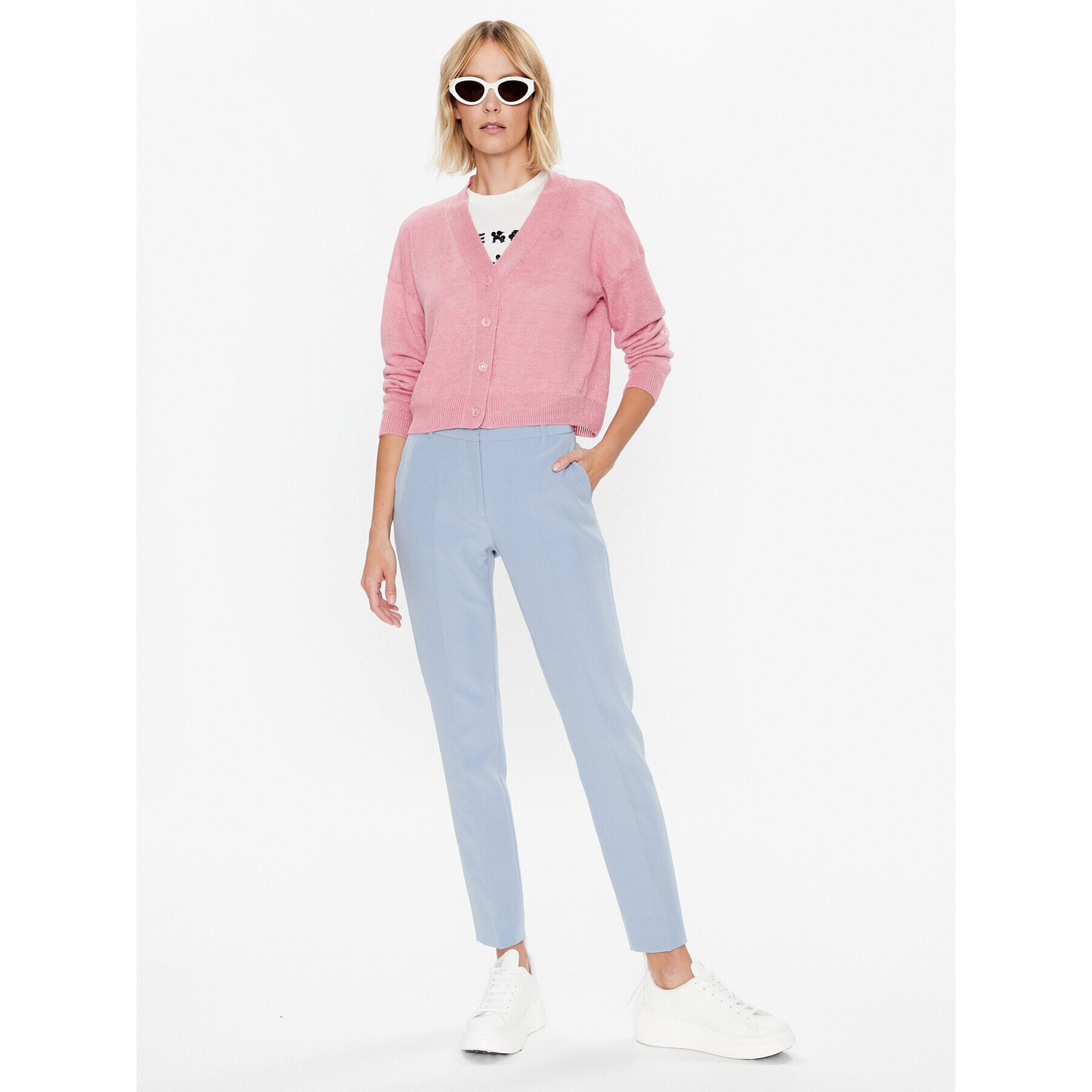 Weekend Max Mara Кардиган Daniela 2353410131 Розов Regular Fit - Pepit.bg